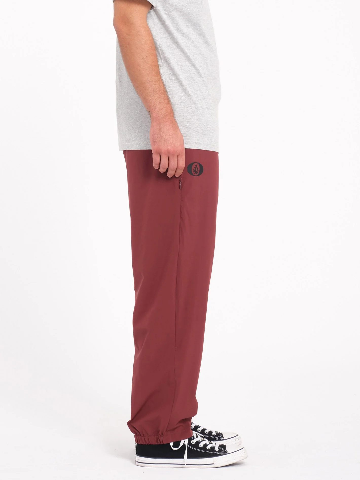 Pantalon Skate Vitals Remy S - MERLOT - Image 4