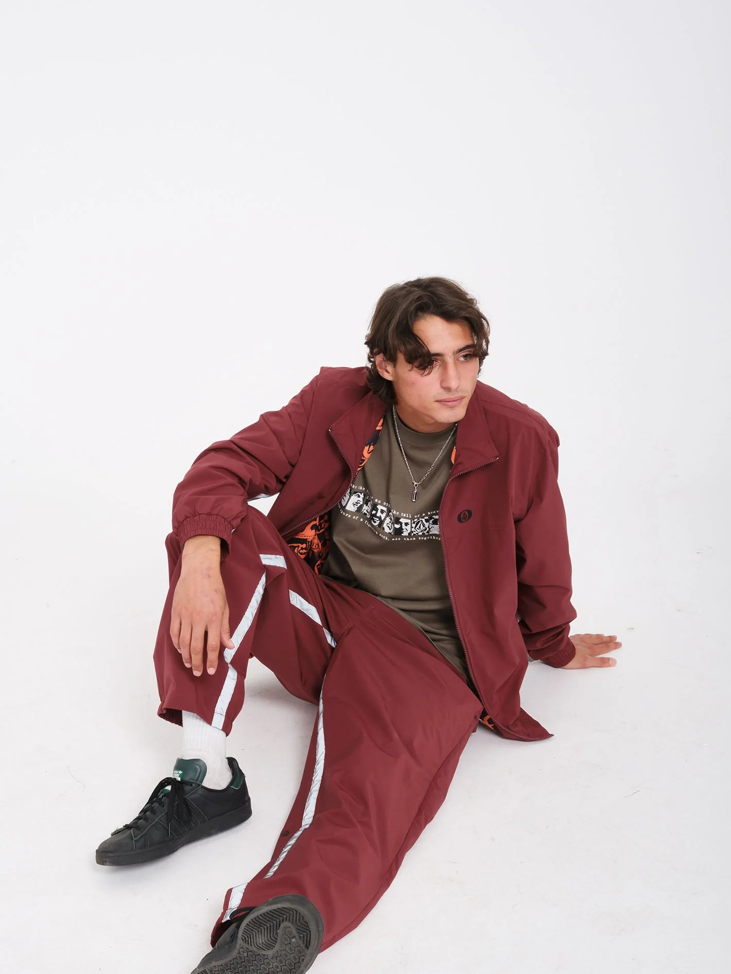 Pantalon Skate Vitals Remy S - MERLOT - Image 8