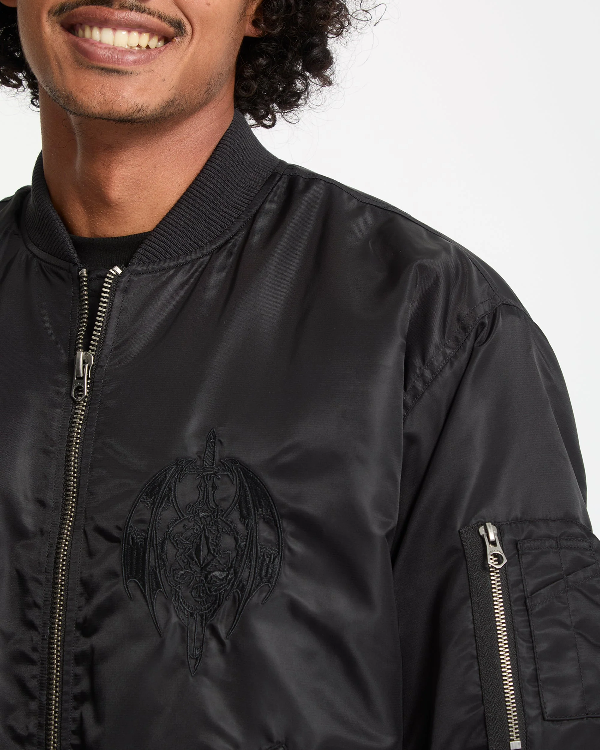 Veste Bomber Skullarstone - Black - Image 4