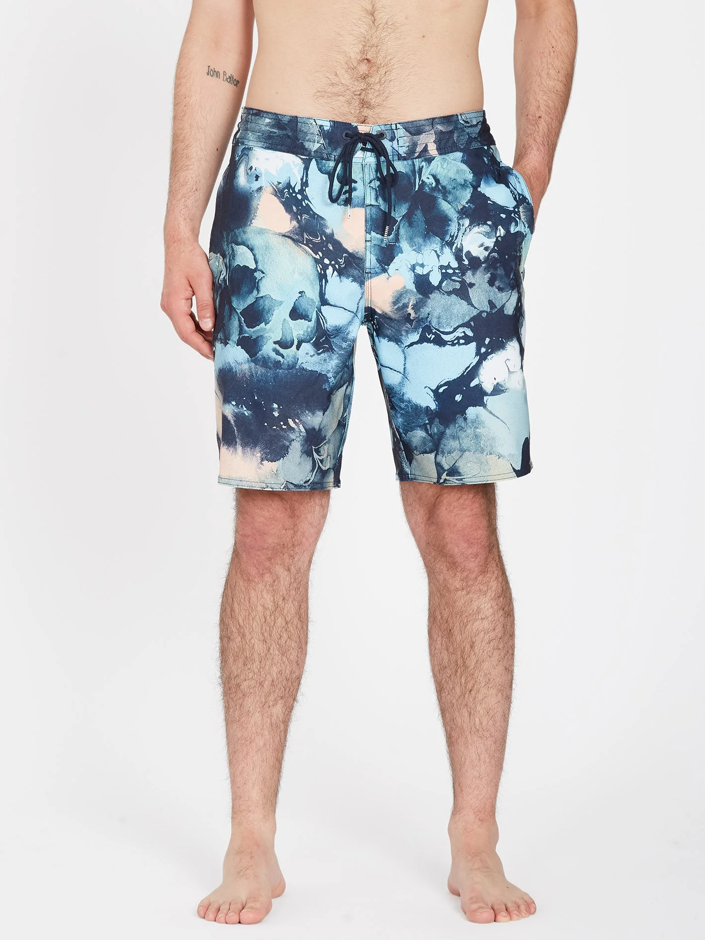 Boardshort Skulli Wash Stoney 19" - NAVY - Image 2