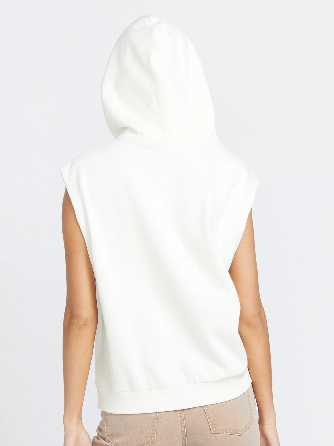 Sweat à capuche sans manches - STAR WHITE - Image 2