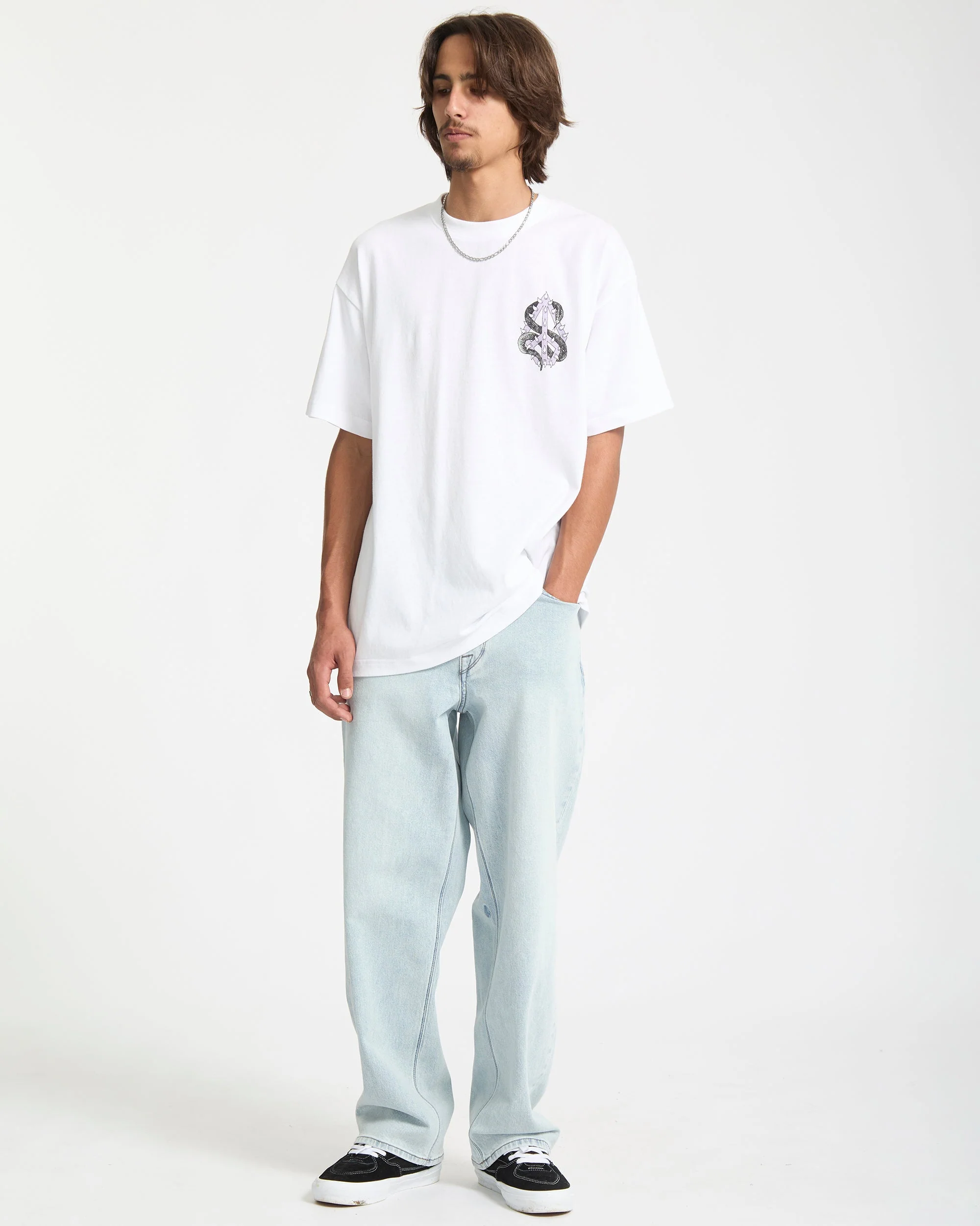 T-Shirt Snake Peace - White - Image 6
