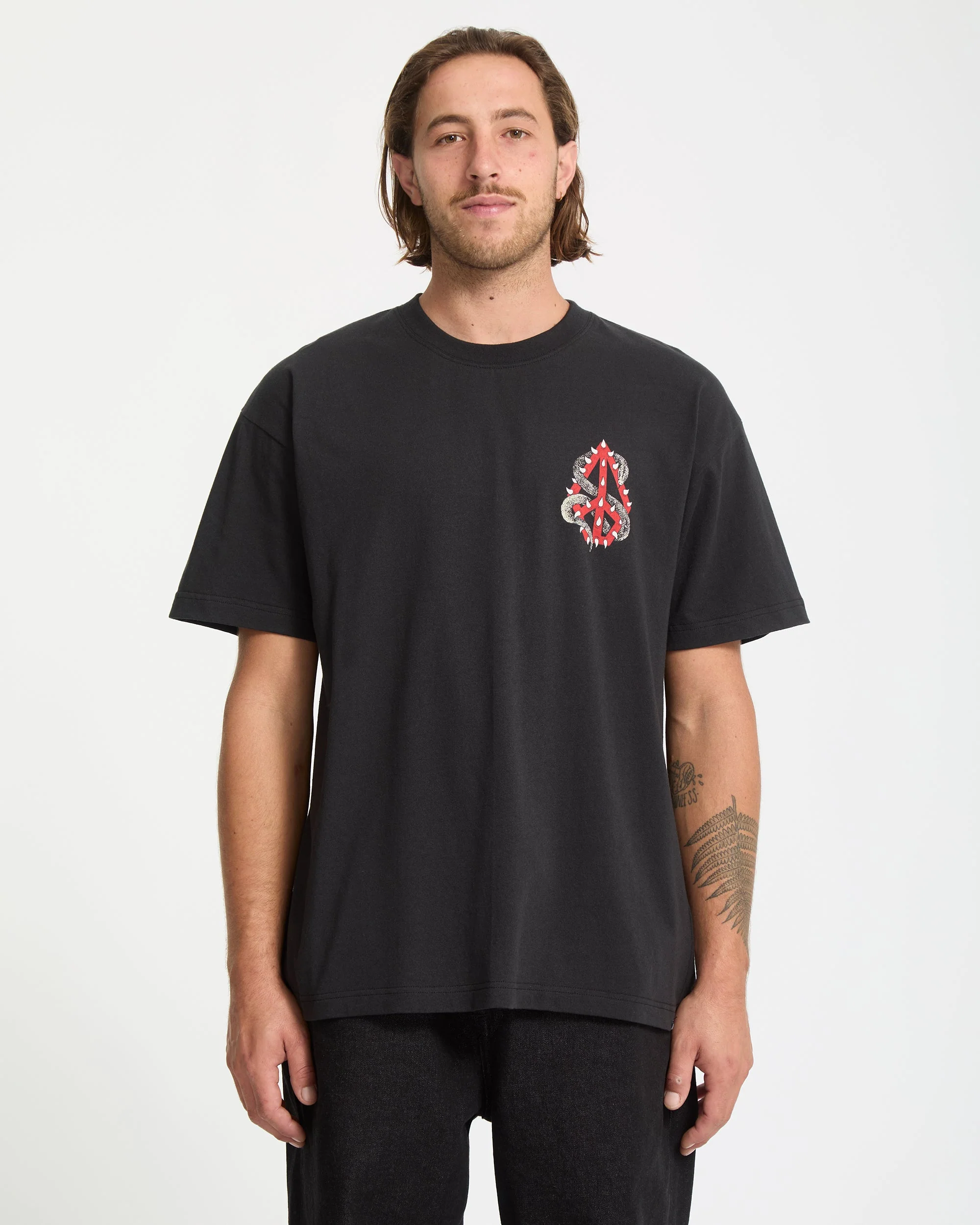T-Shirt Snake Peace - Black - Image 2
