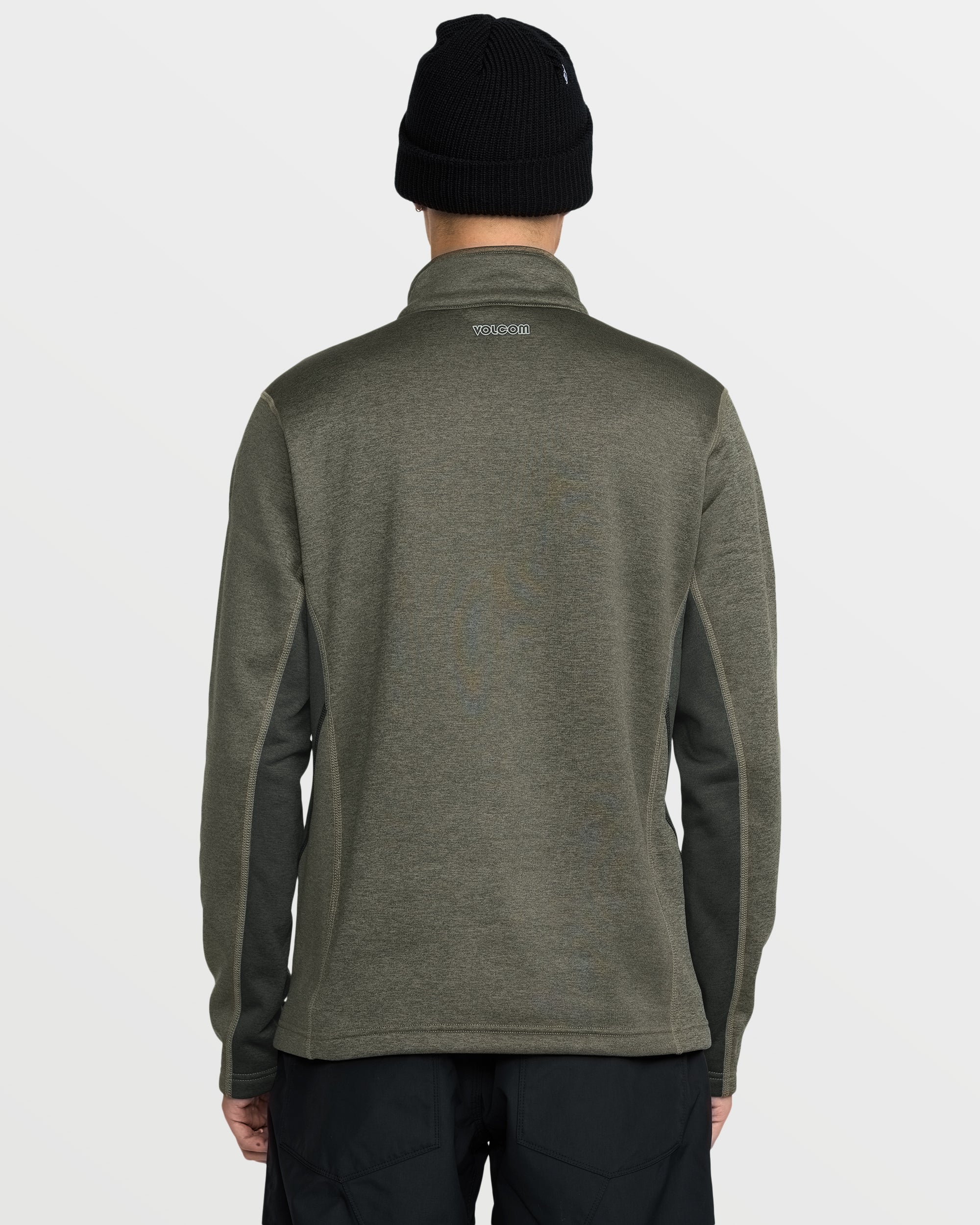Sweat zippé en molleton Snowbound - Military - Image 2