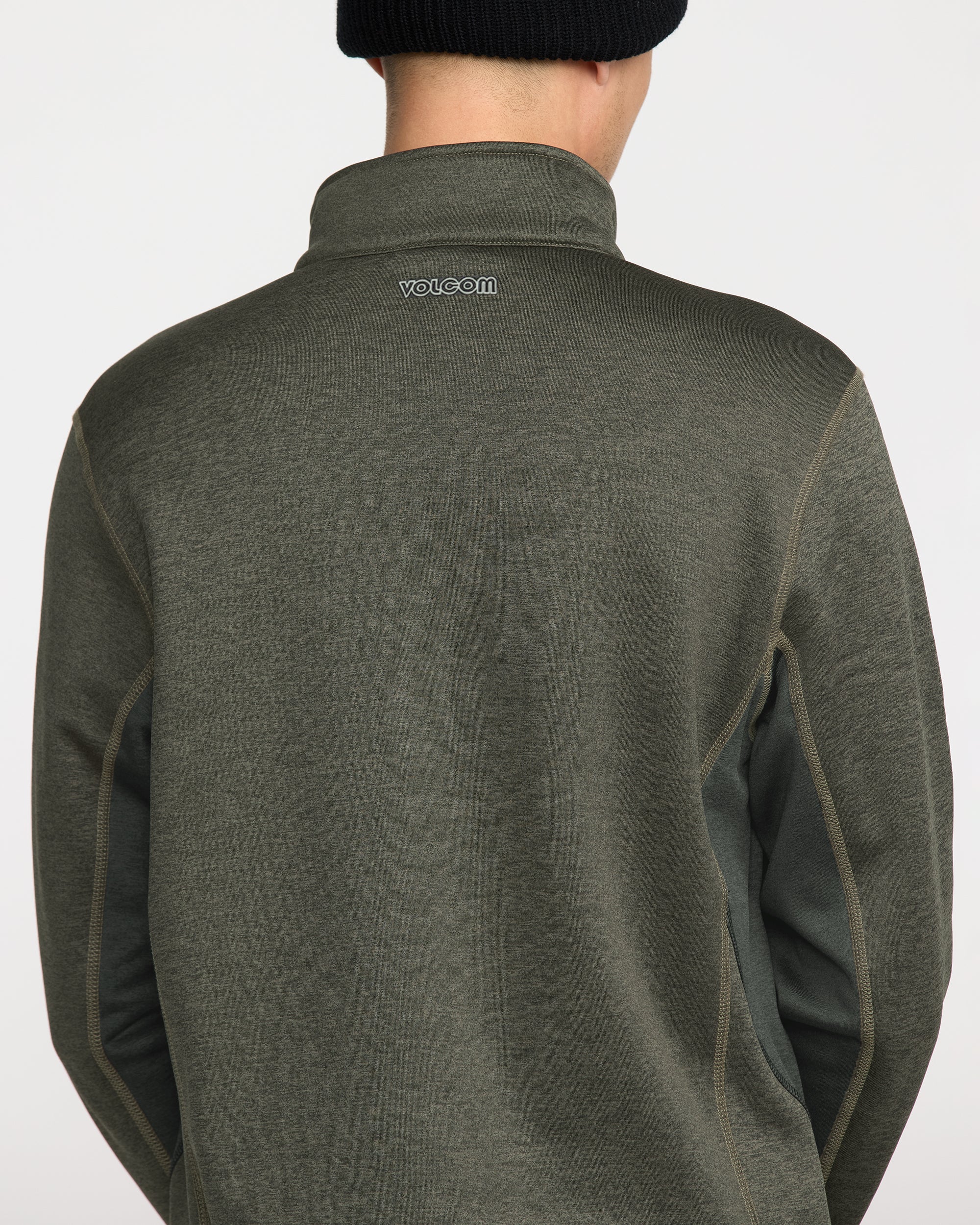 Sweat zippé en molleton Snowbound - Military - Image 5