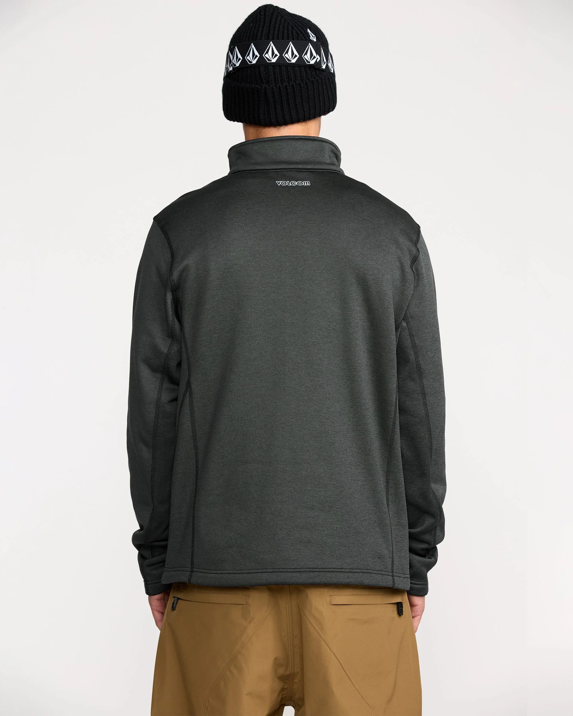 Sweat zippé en molleton Snowbound - Black - Image 2