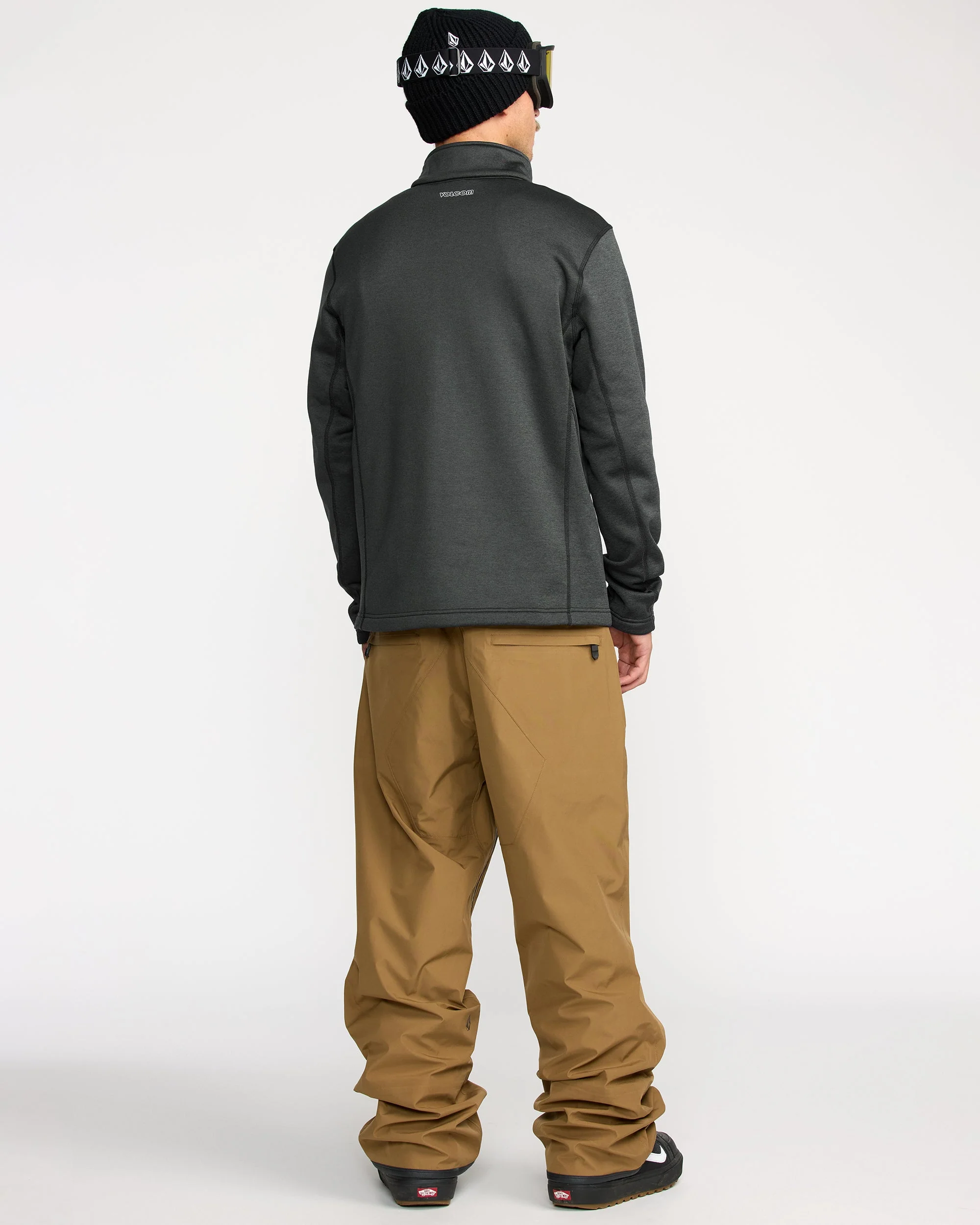 Sweat zippé en molleton Snowbound - Black - Image 4