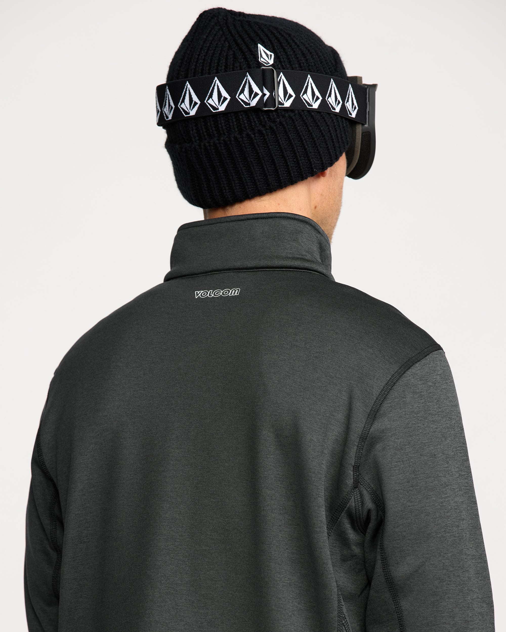 Sweat zippé en molleton Snowbound - Black - Image 6