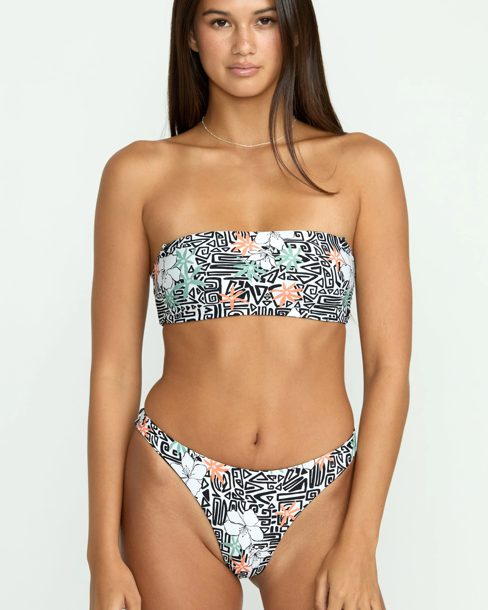 Haut de bikini Sol Rebel Tube Bandeau - Star White - Image 3