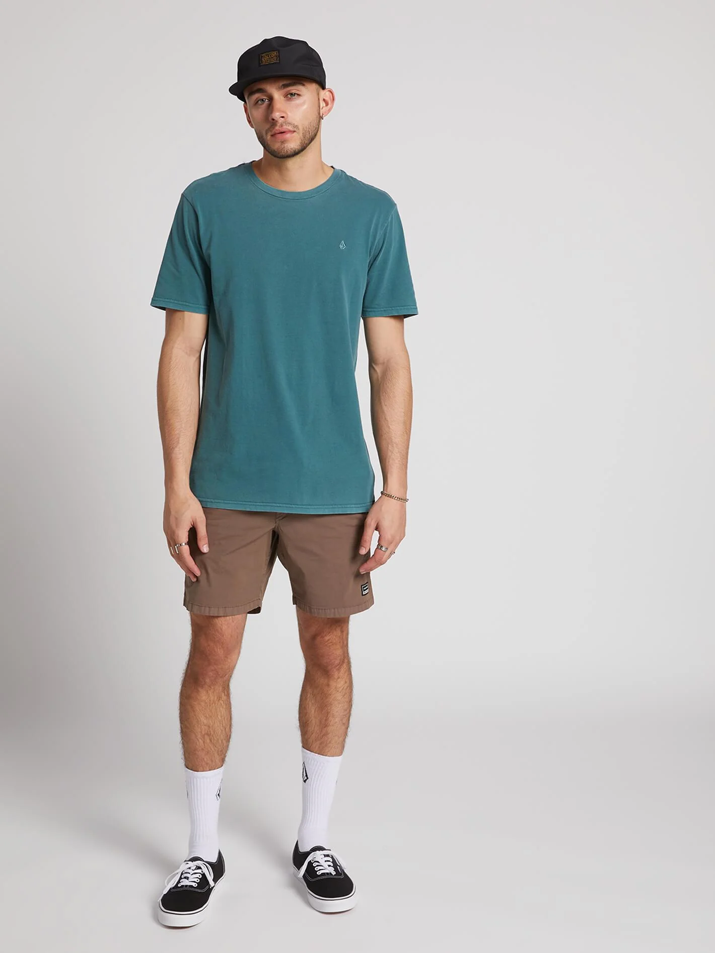 T-shirt Solid Stone Emb - Mediterranean - Image 3