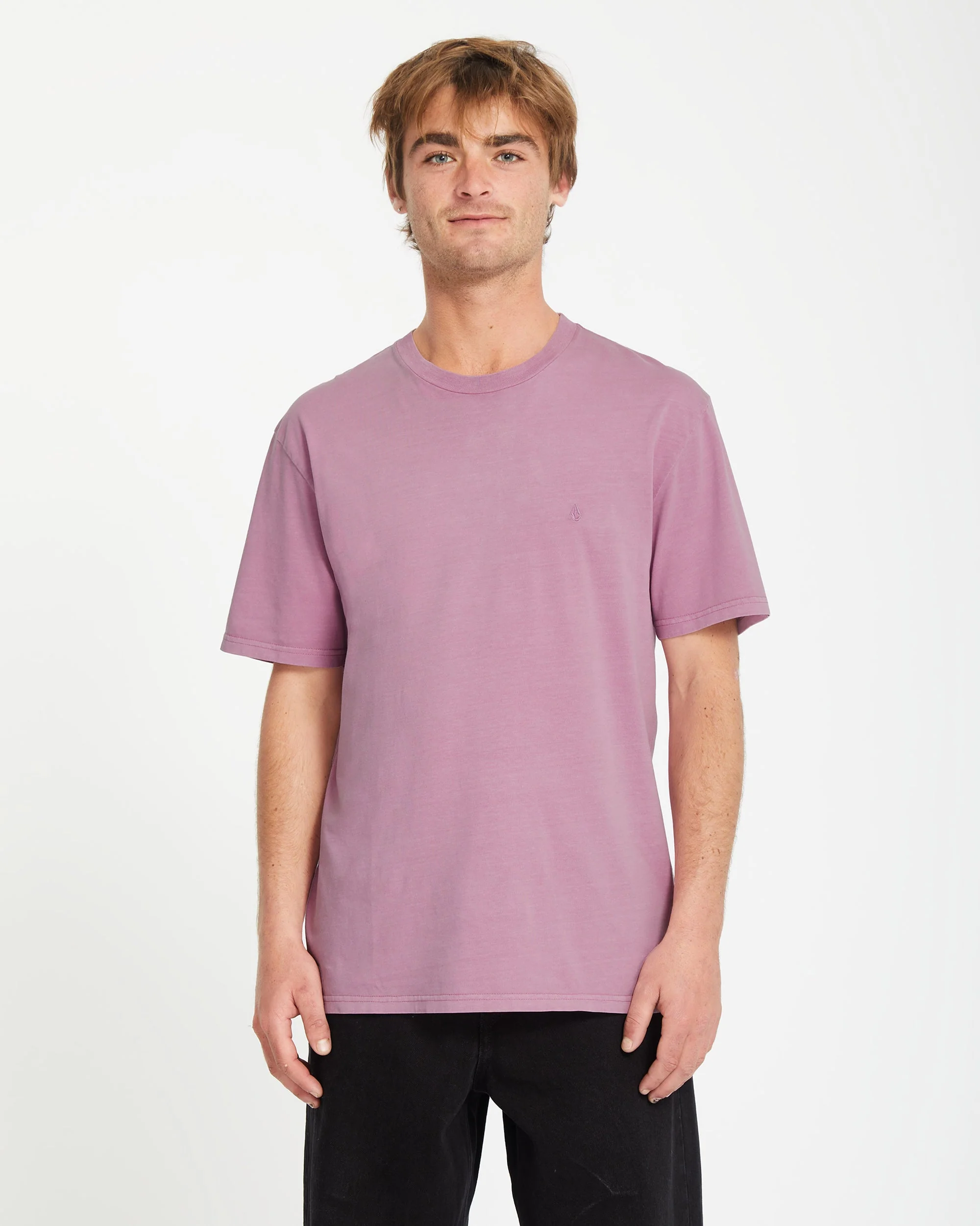 T-shirt Solid Stone - STEEL PURPLE