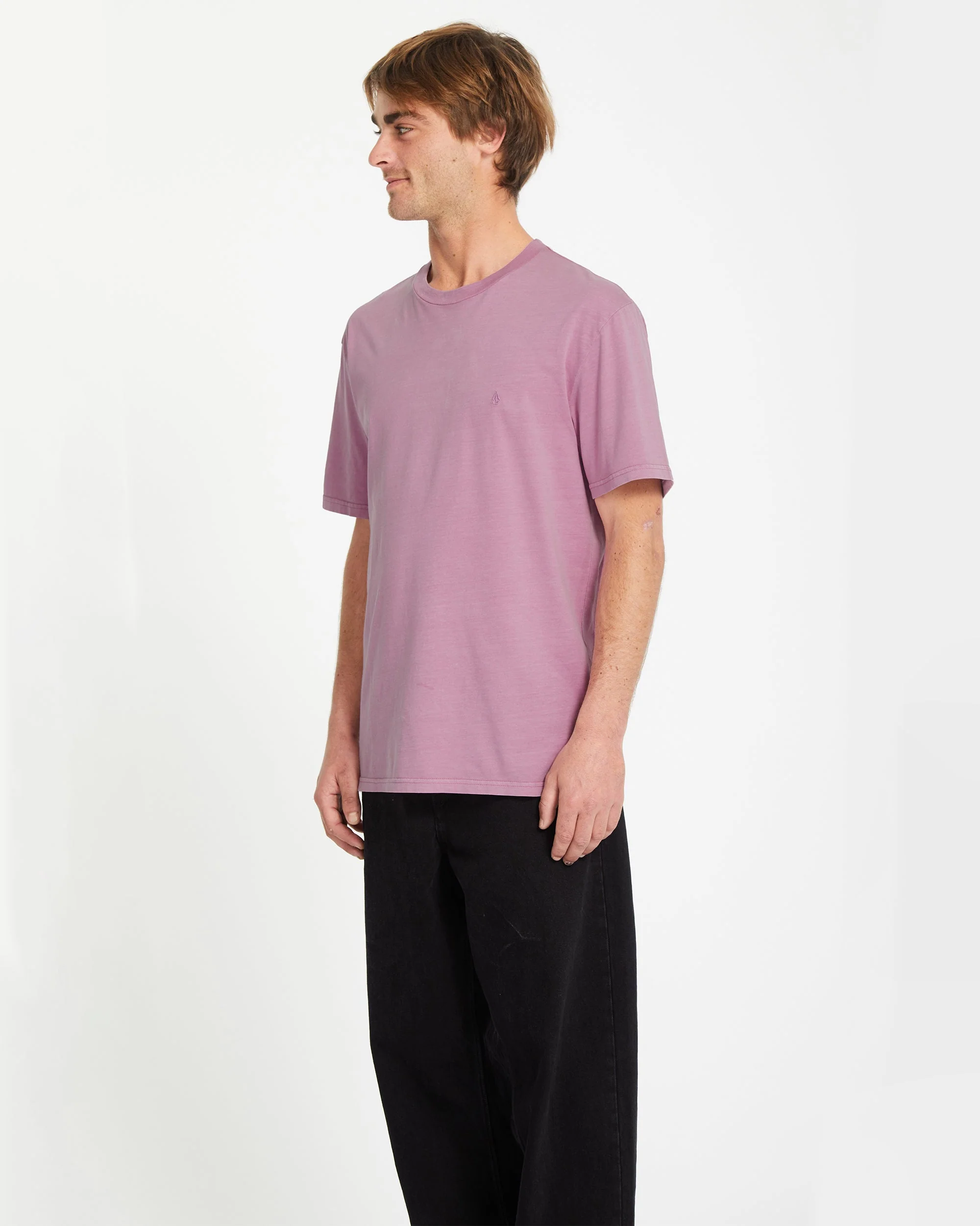 T-shirt Solid Stone - STEEL PURPLE - Image 3