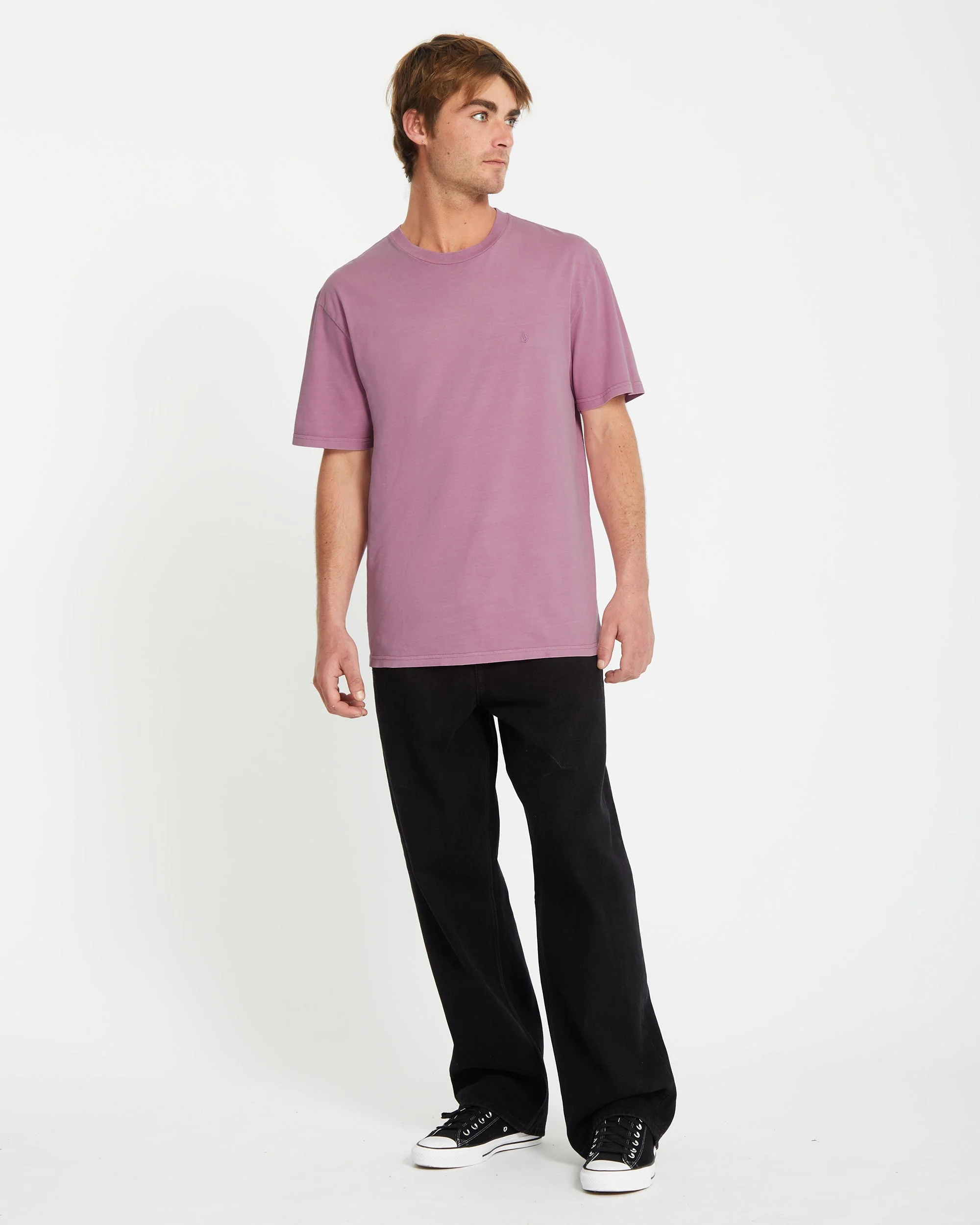 T-shirt Solid Stone - STEEL PURPLE - Image 5