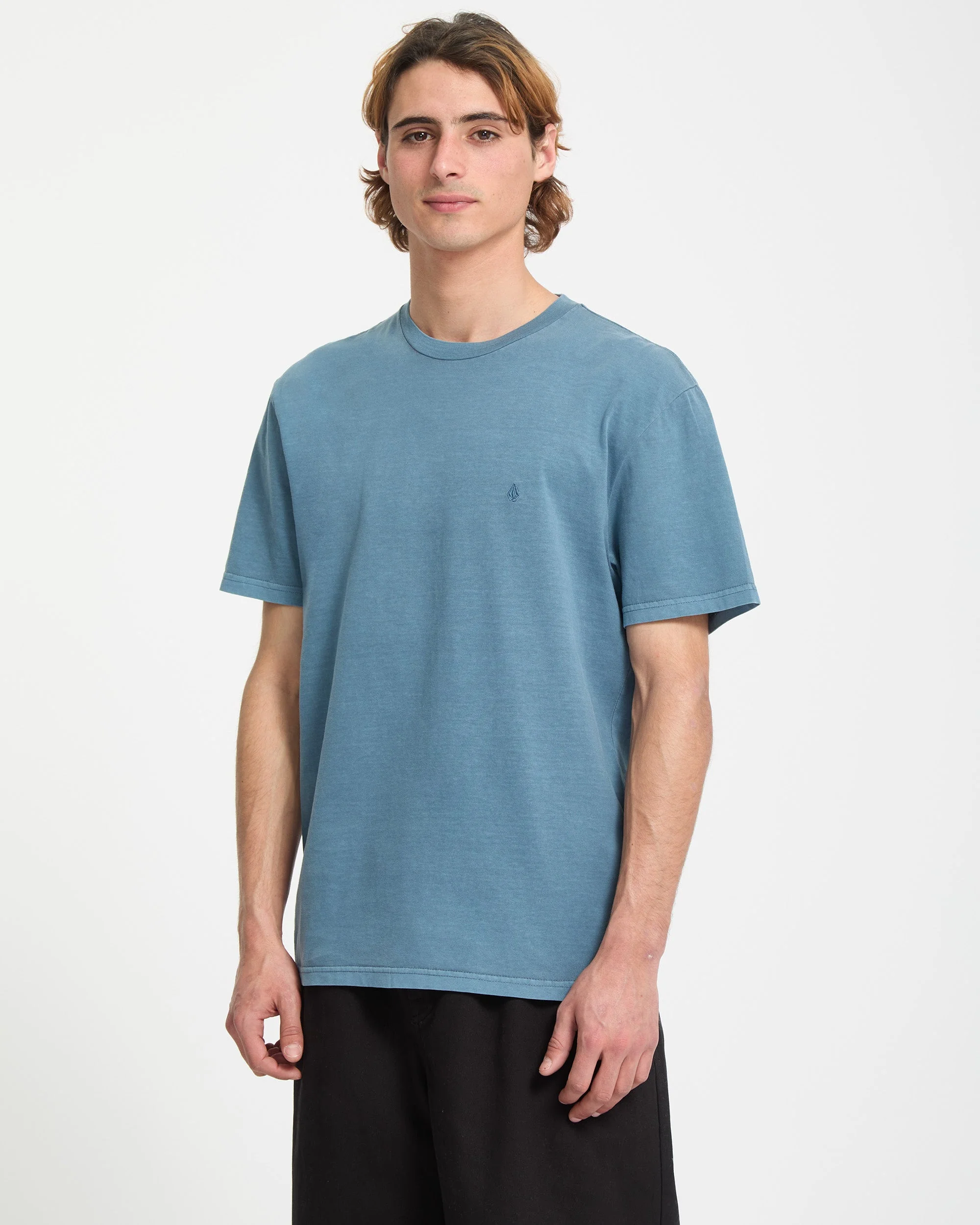 T-shirt Solid Stone - Blue Wash - Image 5