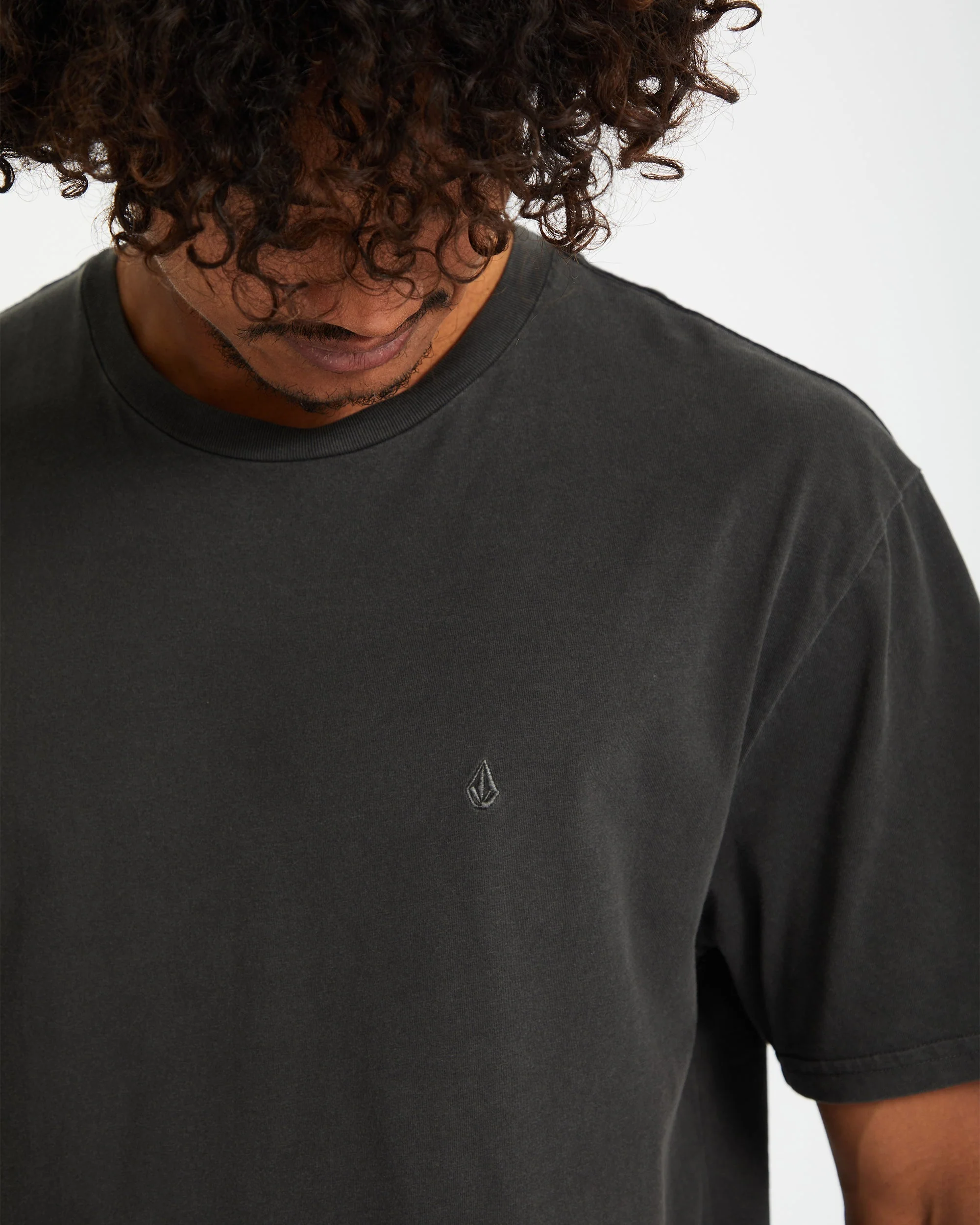 T-shirt Solid Stone - Black - Image 6