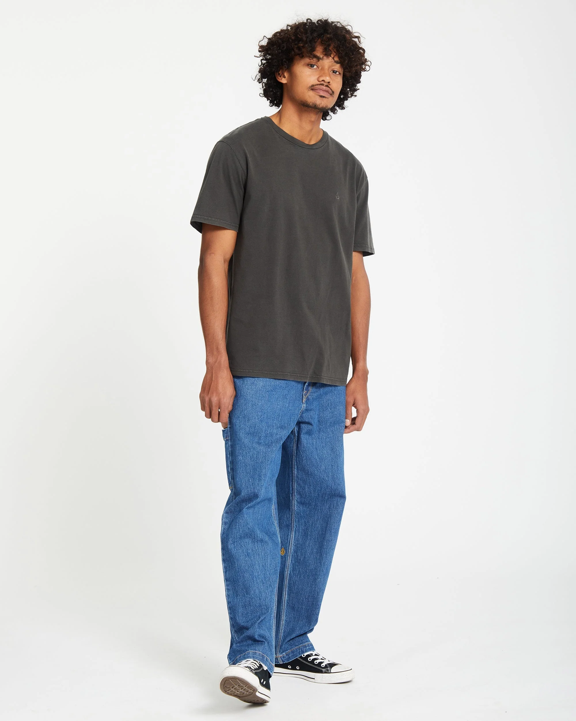 T-shirt Solid Stone - Black - Image 7