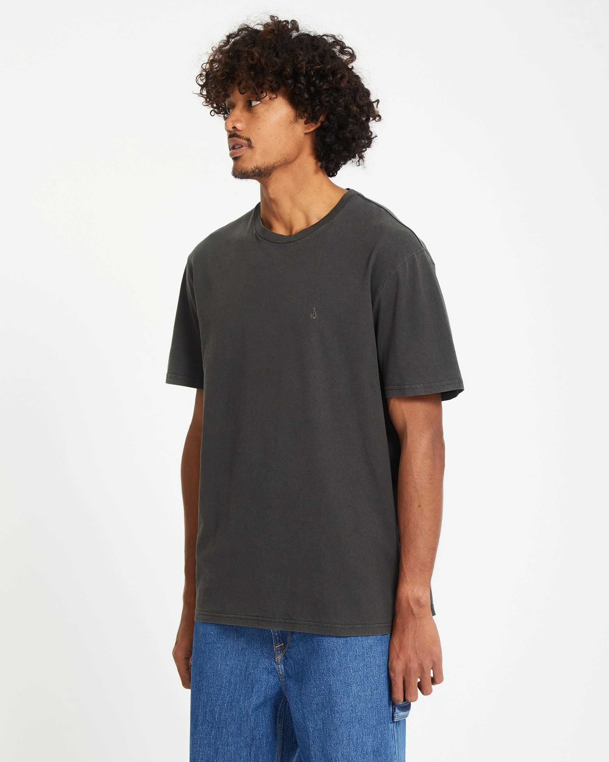 T-shirt Solid Stone - Black - Image 8