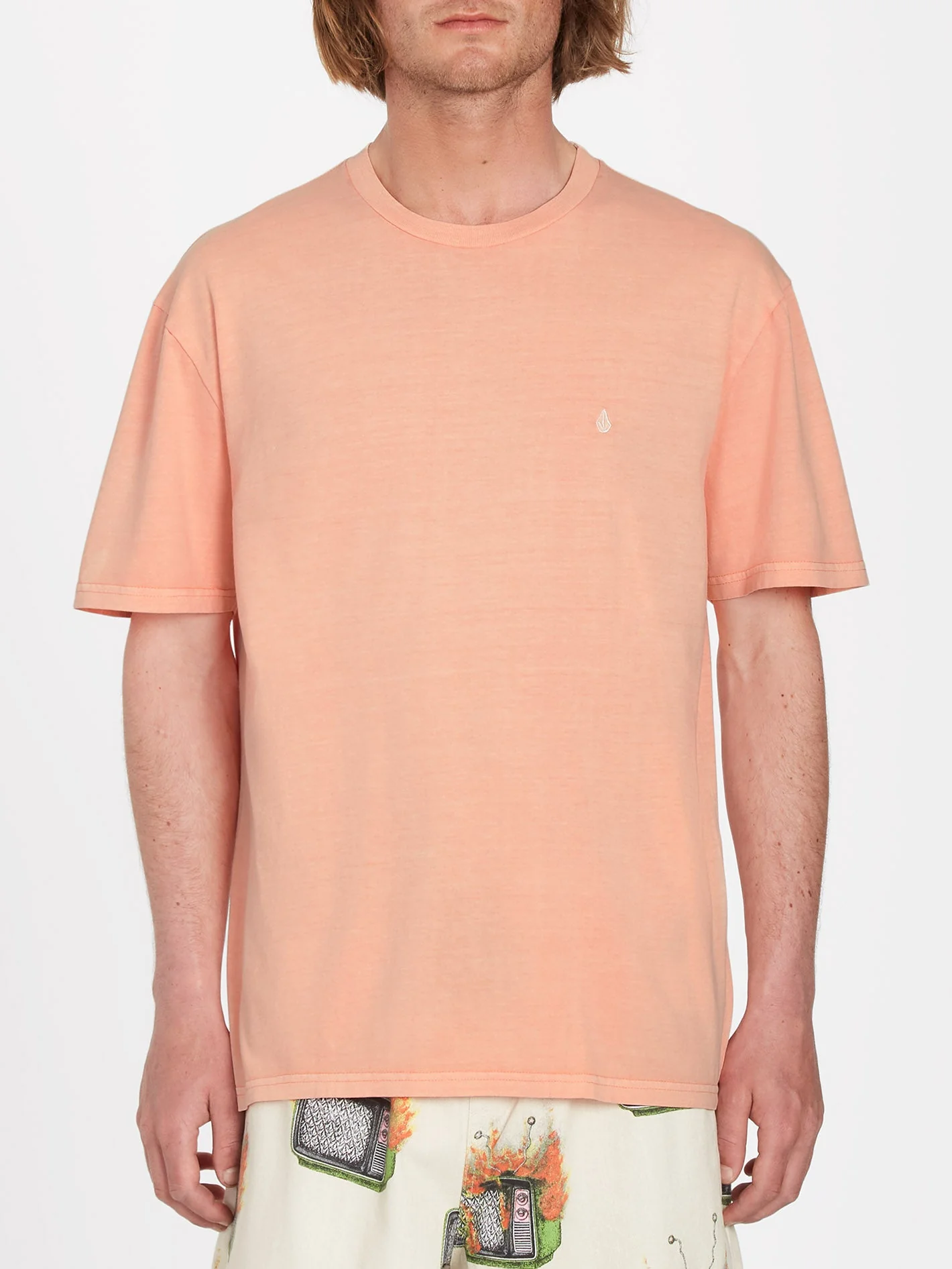 T-shirt Solid Stone - PEACH BUD