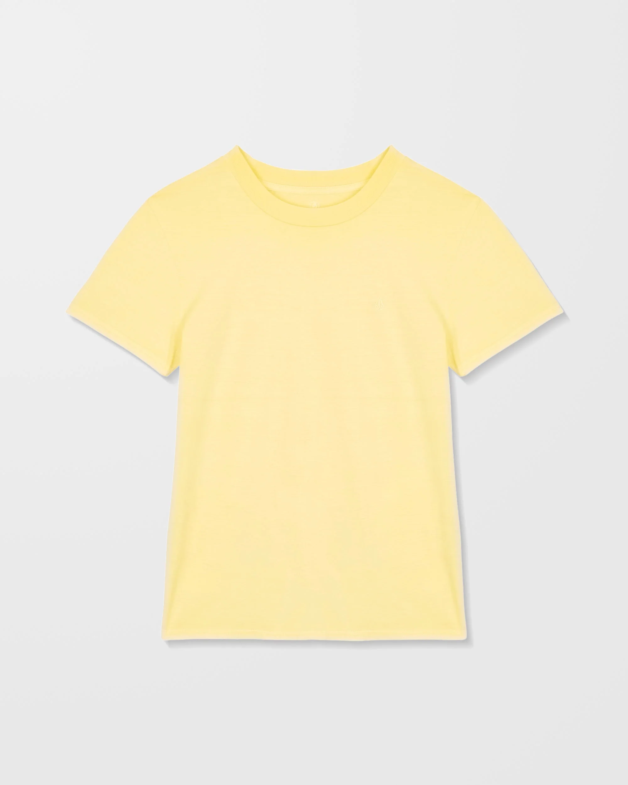 T-Shirt Solid Stone Emb - Dawn Yellow - Image 7