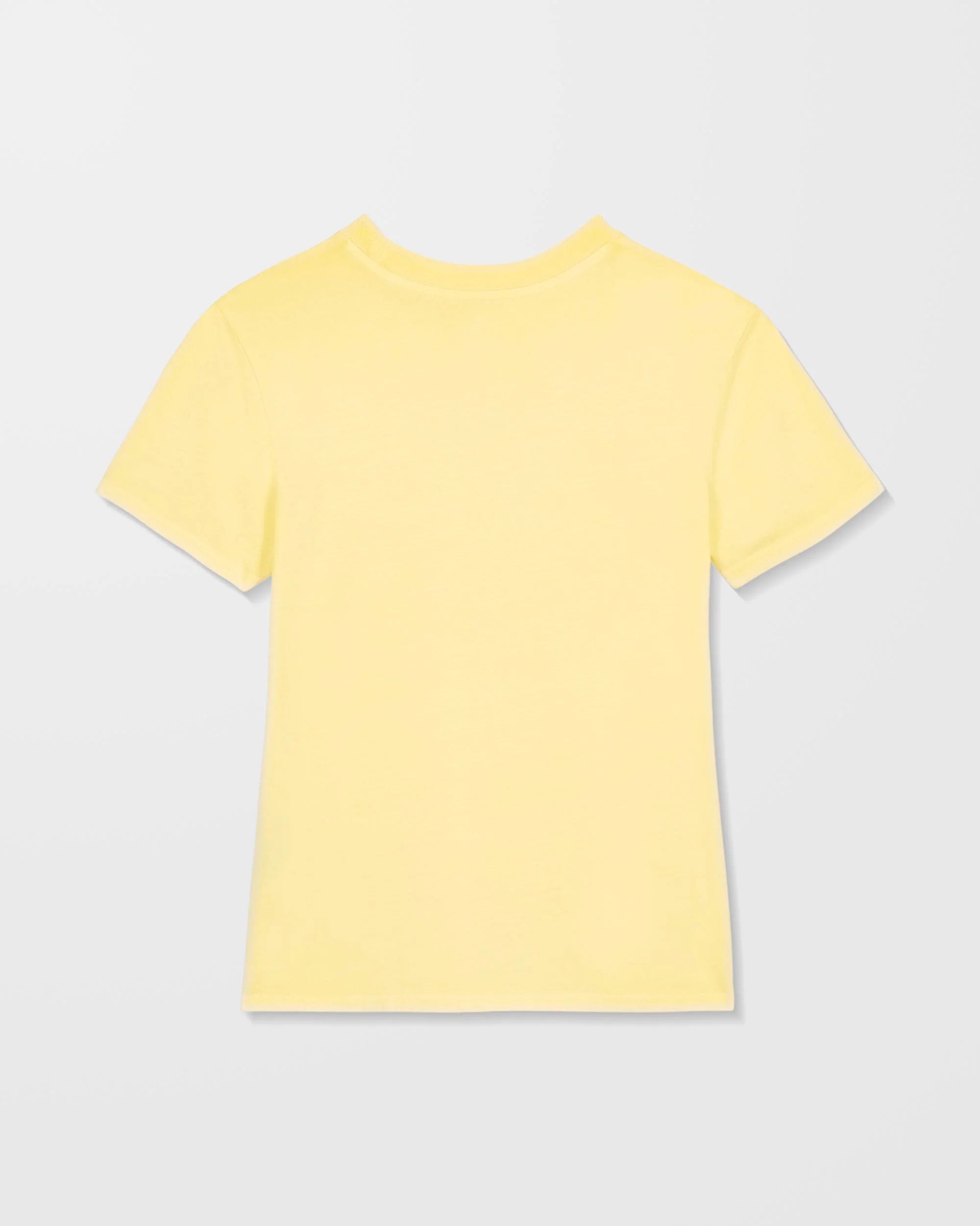 T-Shirt Solid Stone Emb - Dawn Yellow - Image 8