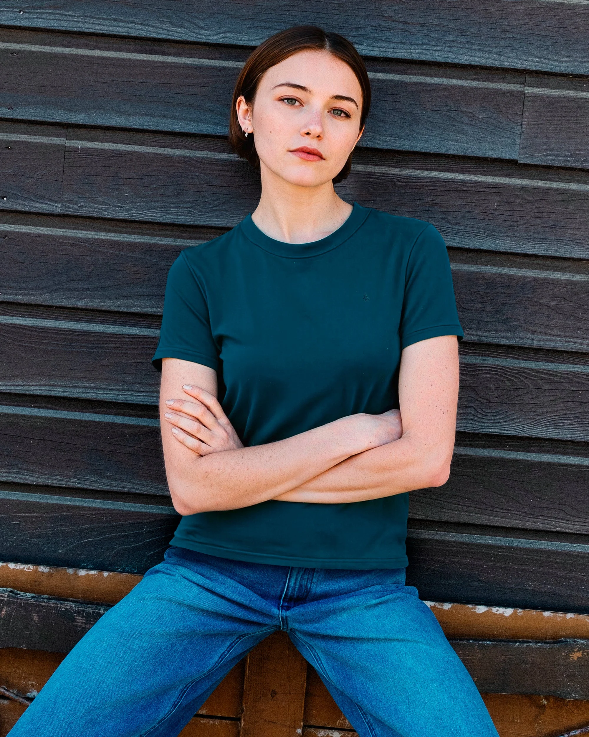 T-shirt Solid Stone - Atlantic Deep - Image 4