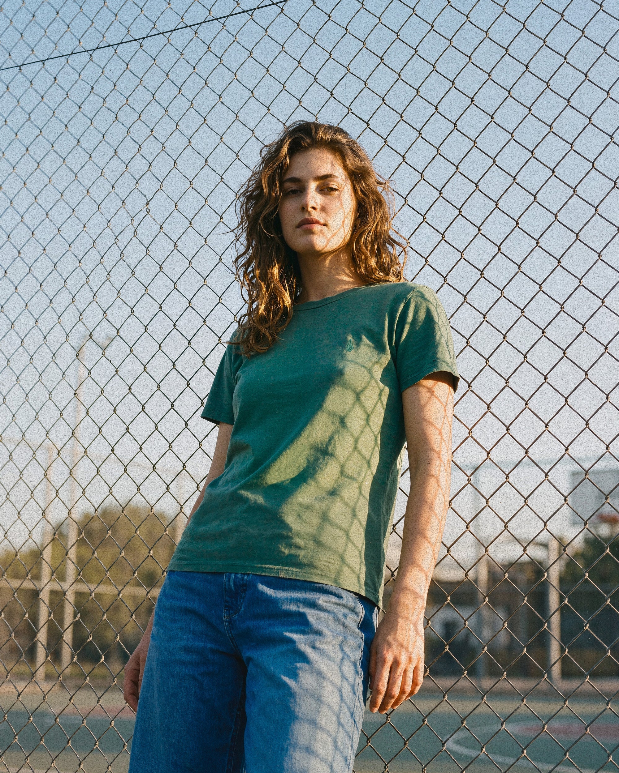 T-shirt Solid Stone - Evergreen - Image 3
