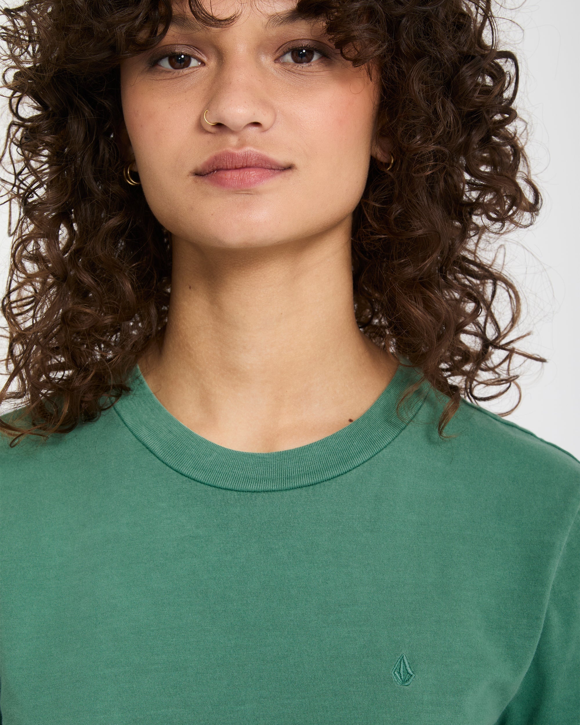 T-shirt Solid Stone - Evergreen - Image 5