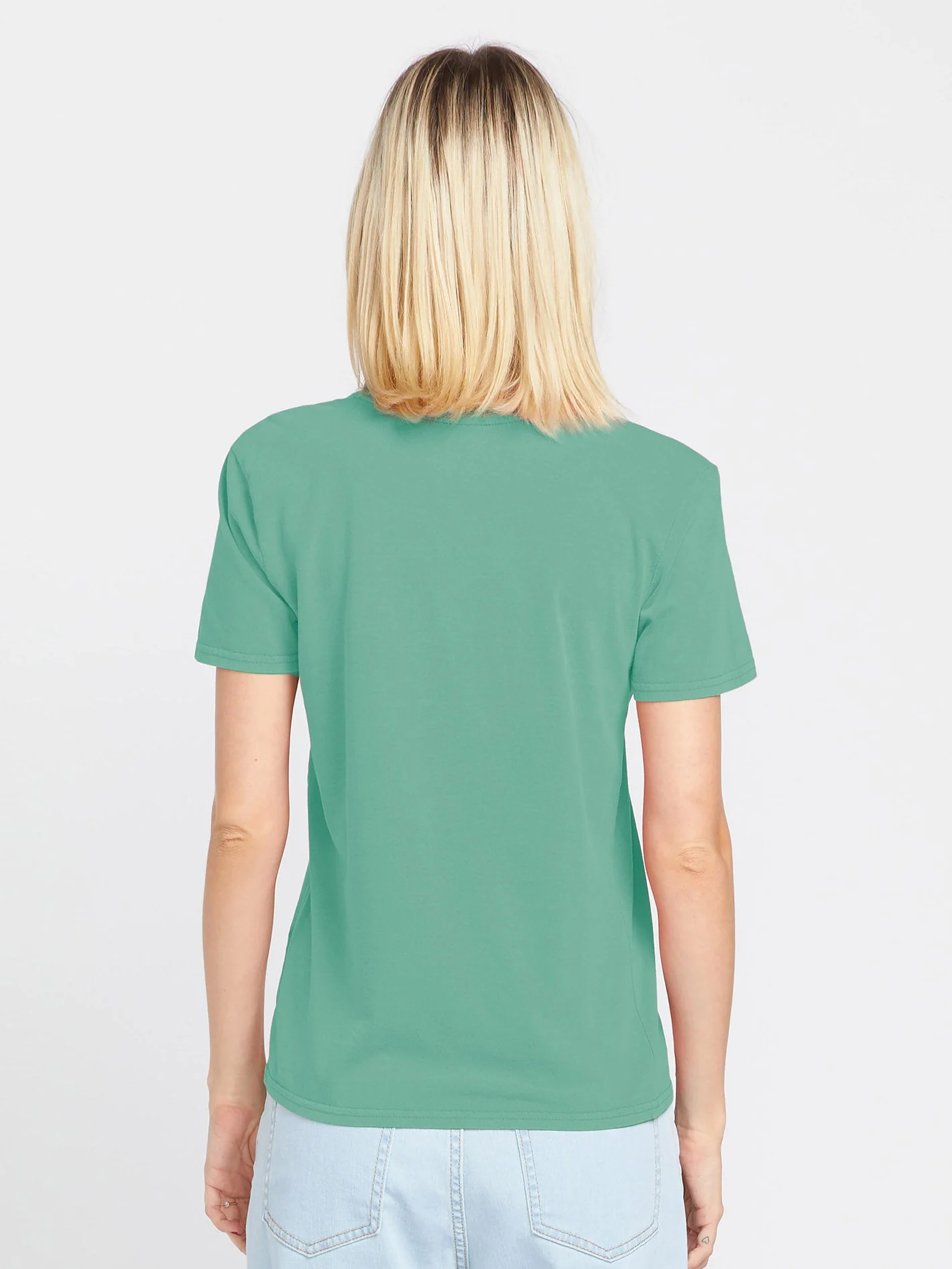 T-shirt Solid Stone - SEA GREEN - Image 2