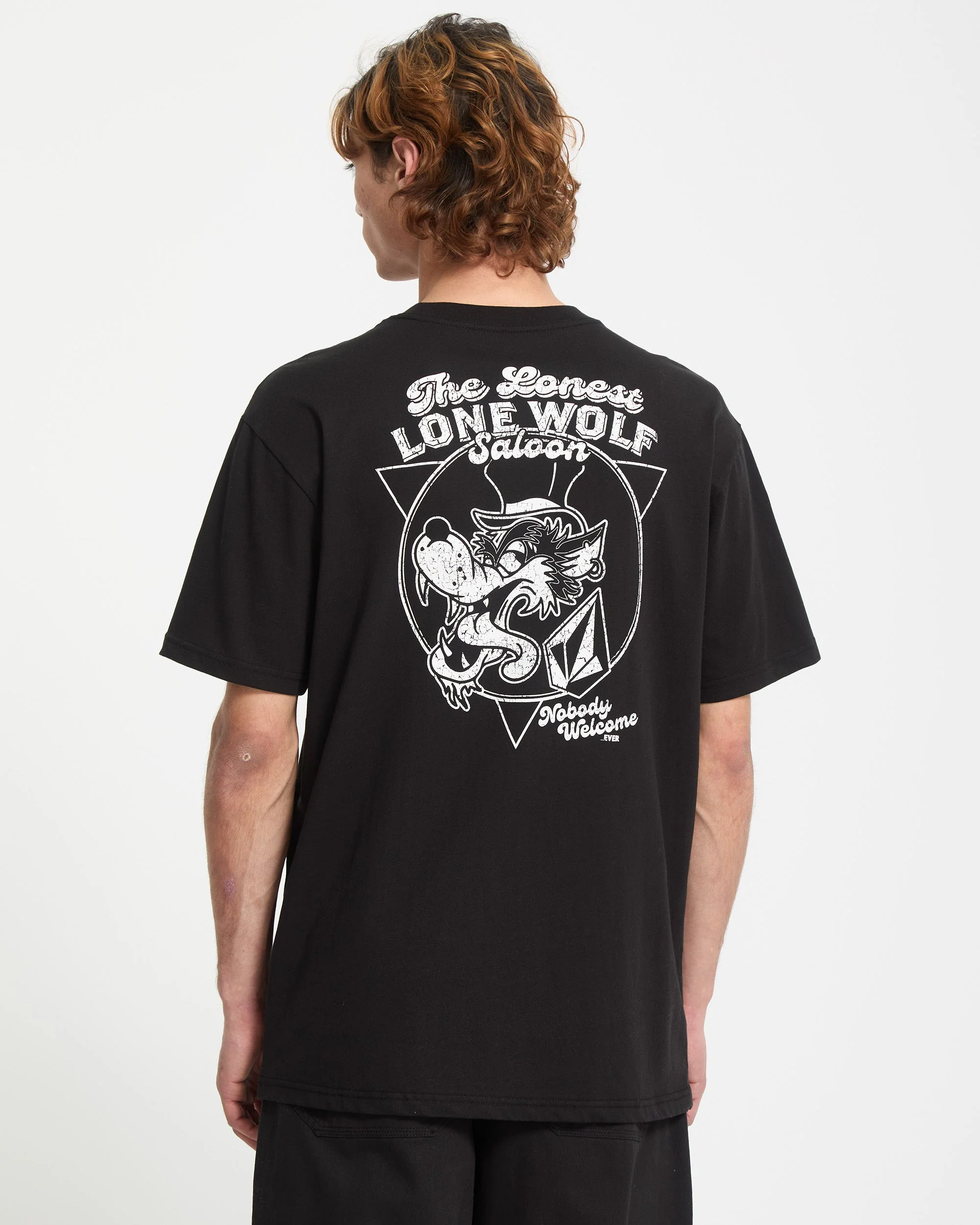 T-shirt Solo Wolf - Black
