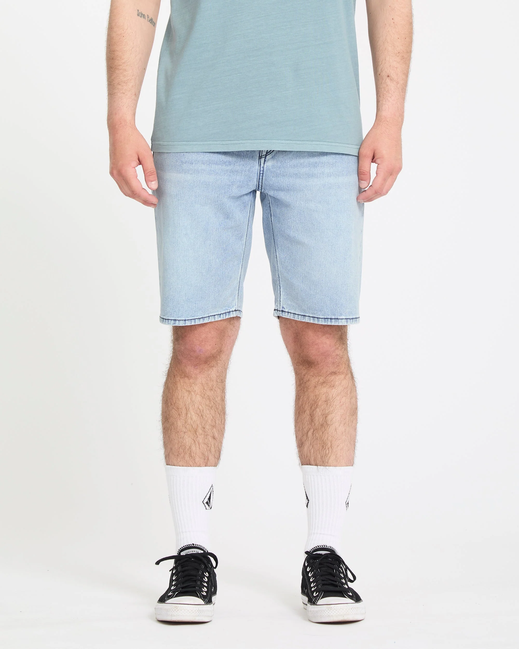 Short en denim Solver - Worn Light Blue