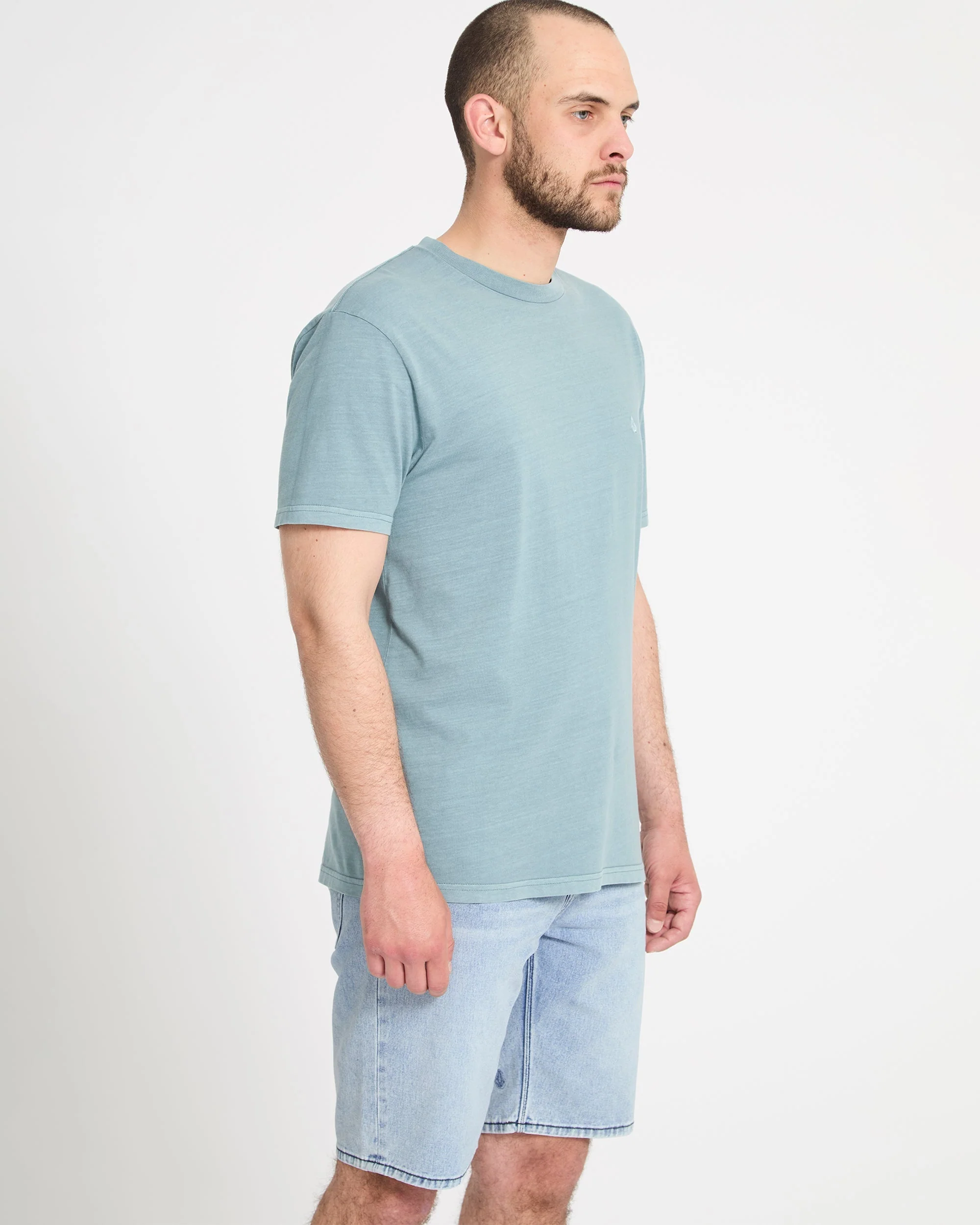 Short en denim Solver - Worn Light Blue - Image 6