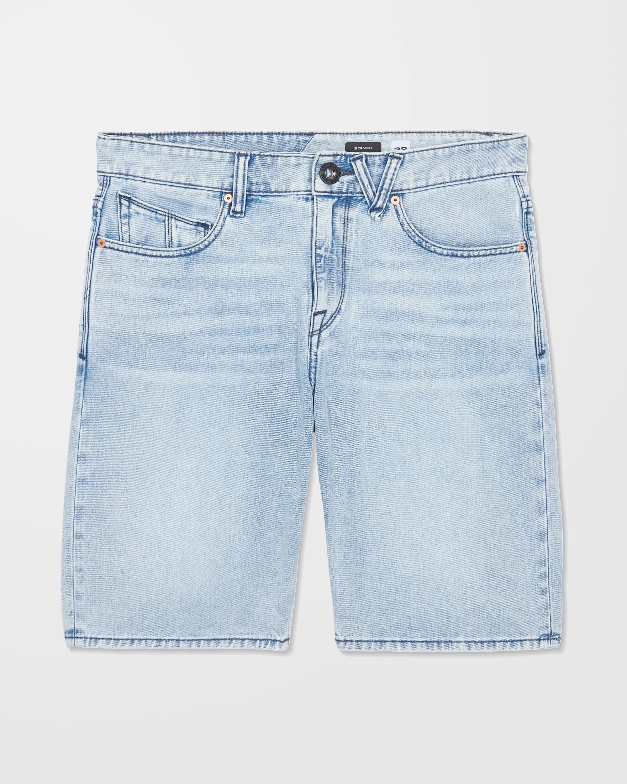 Short en denim Solver - Worn Light Blue - Image 7