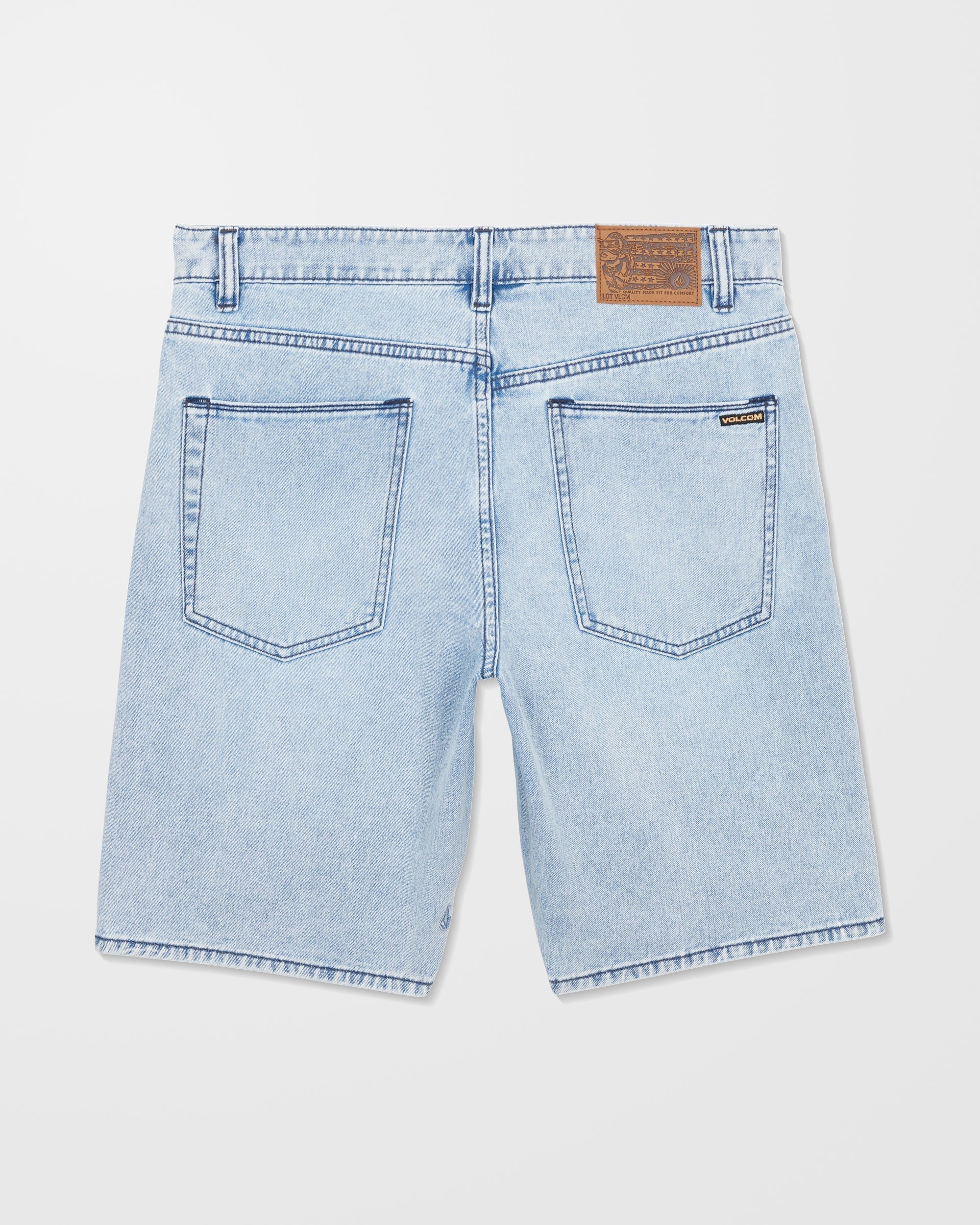 Short en denim Solver - Worn Light Blue - Image 8