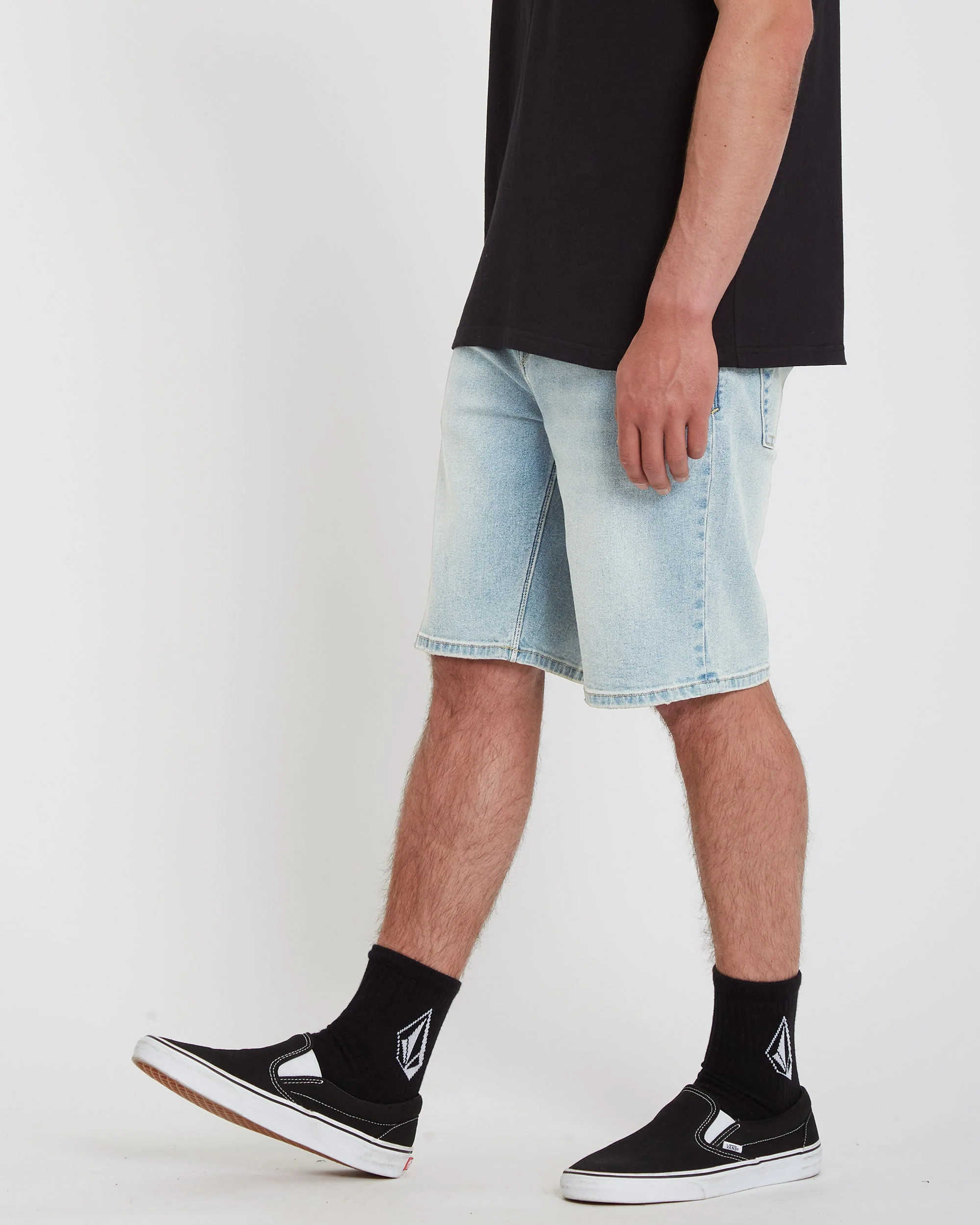 Short Denim Solver - WORKER INDIGO VINTAGE - Image 3