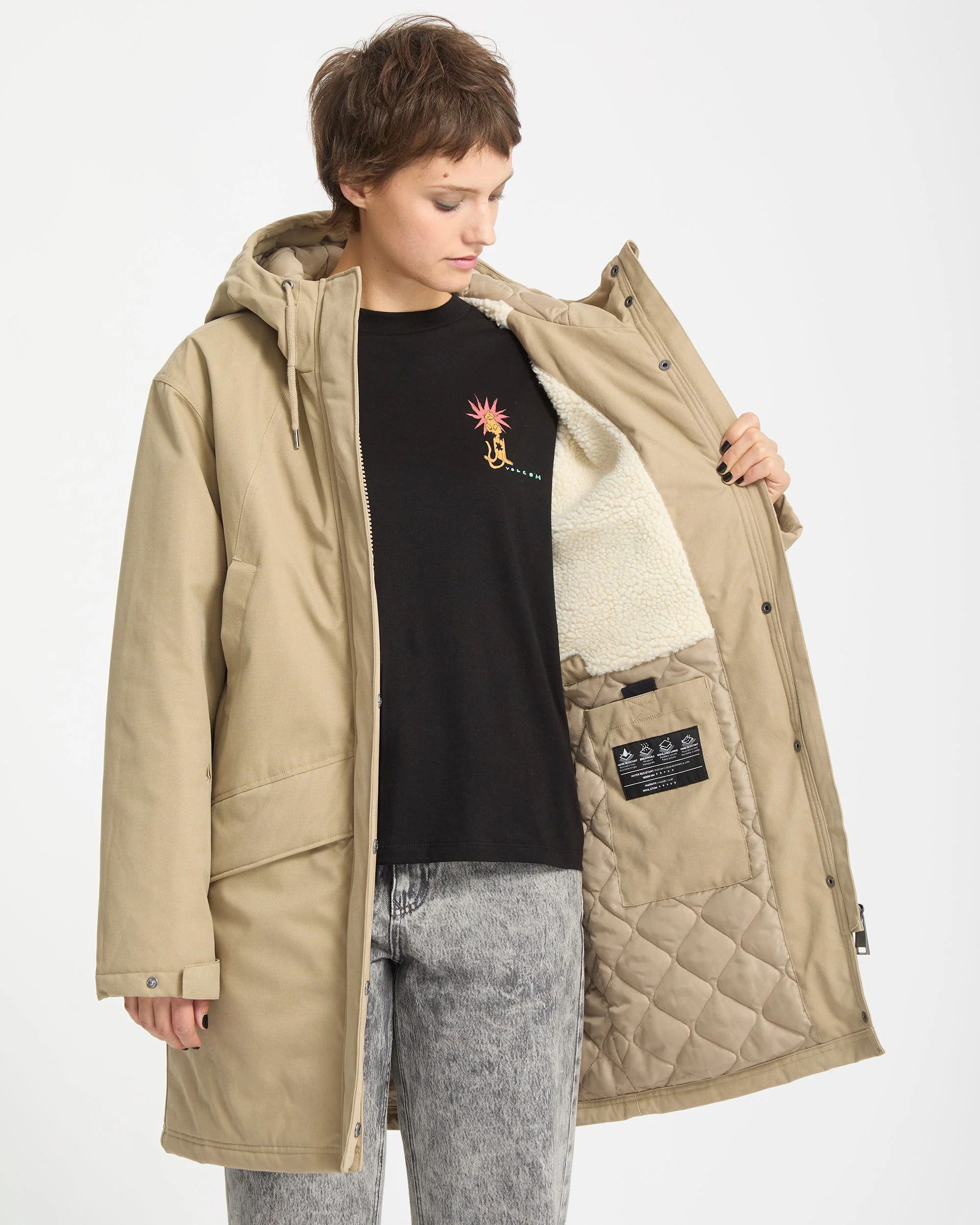 Parka Somestone 10K - Khaki - Image 4