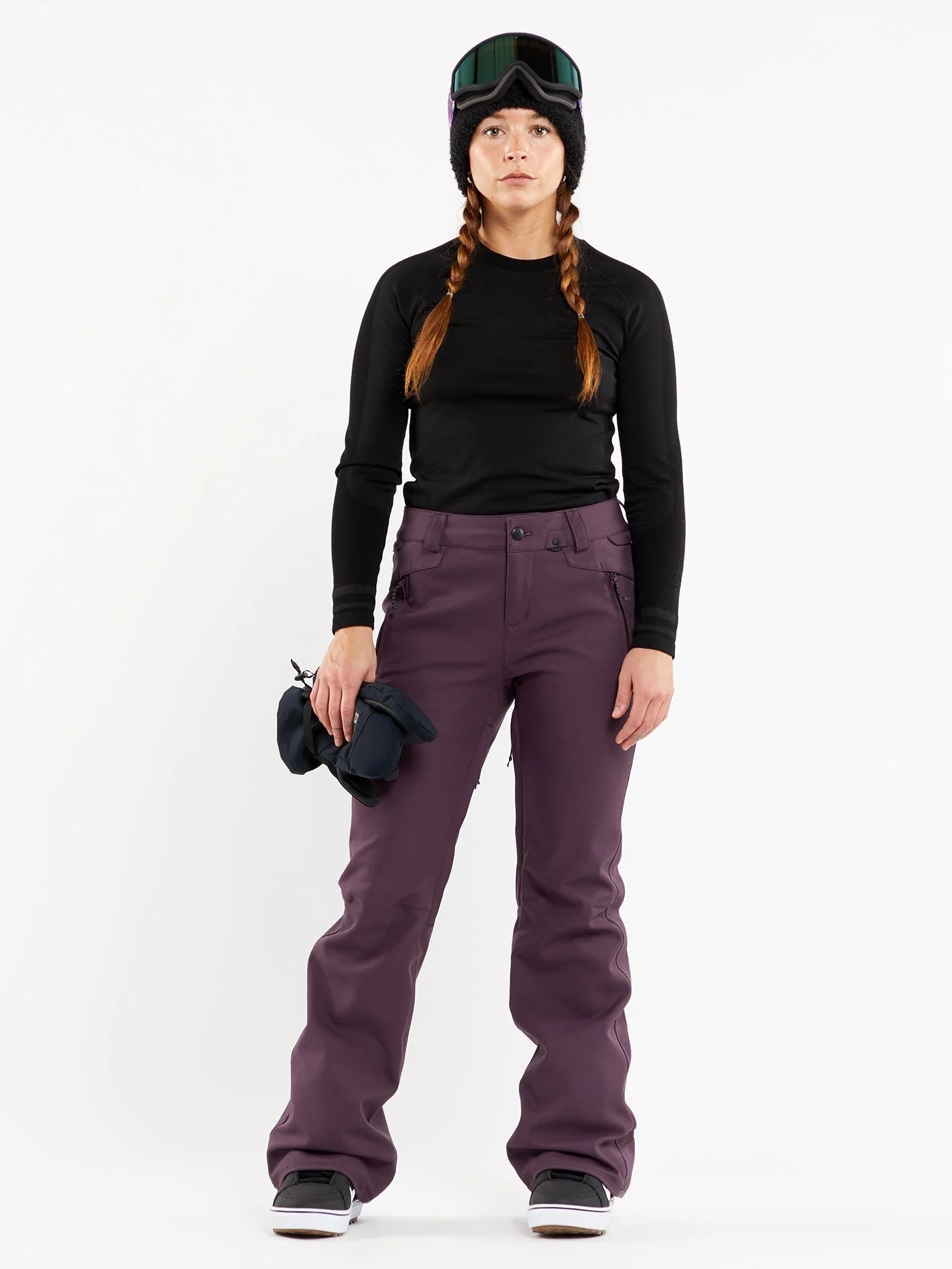 Pantalon Stretch Species - BLACKBERRY - Image 11
