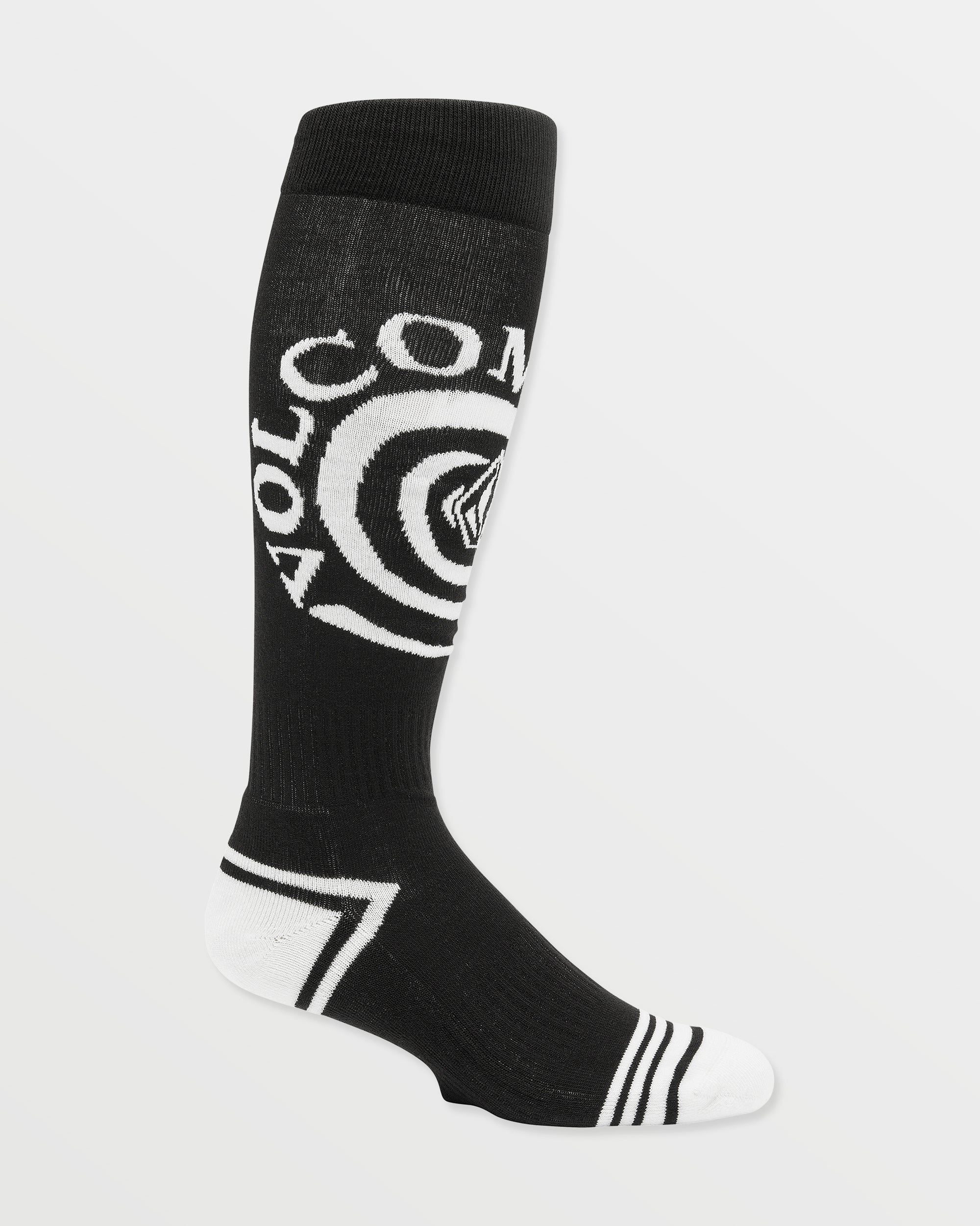 Chaussettes hautes Spiral - Black - Image 3