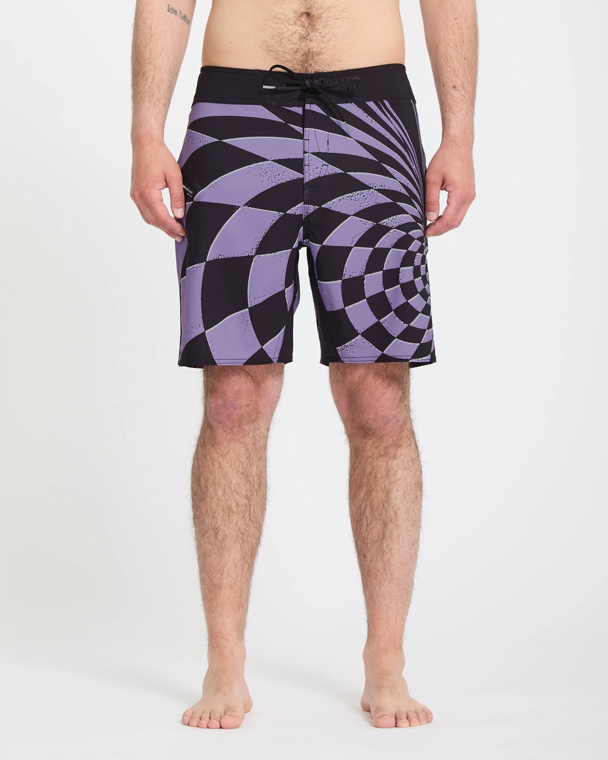 Boardshort Spiral Stn Mod 19" - Violet