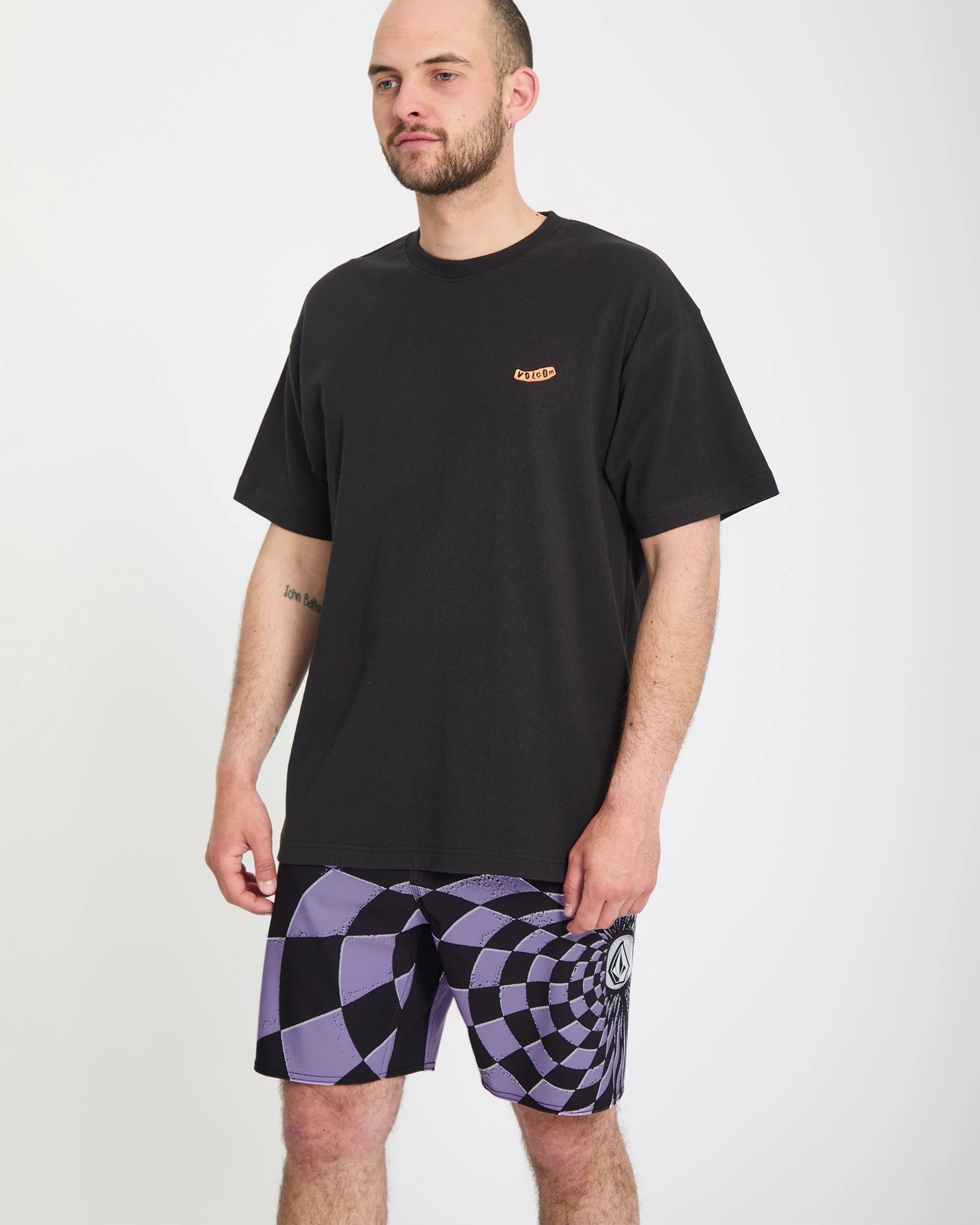 Boardshort Spiral Stn Mod 19" - Violet - Image 10