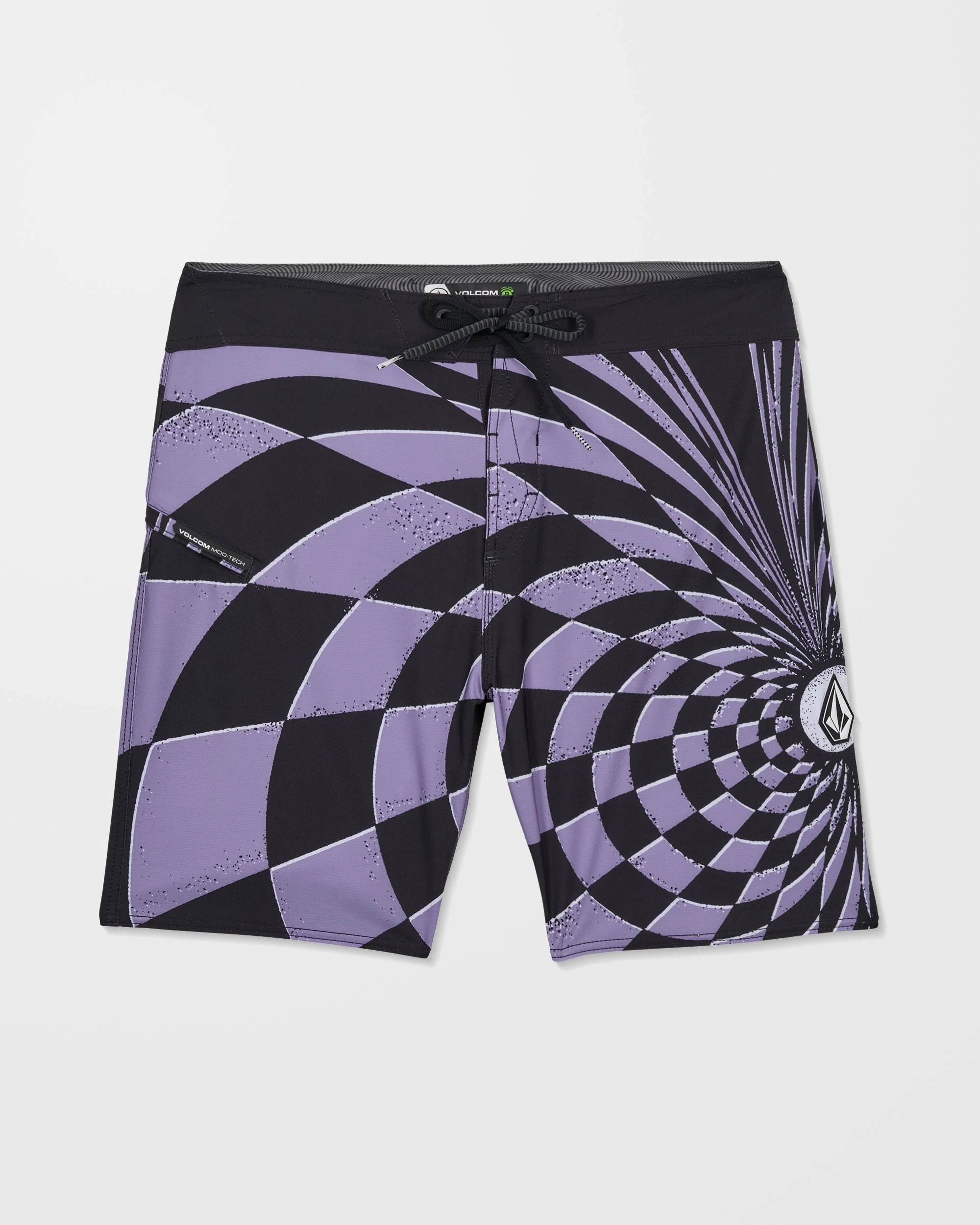 Boardshort Spiral Stn Mod 19" - Violet - Image 11