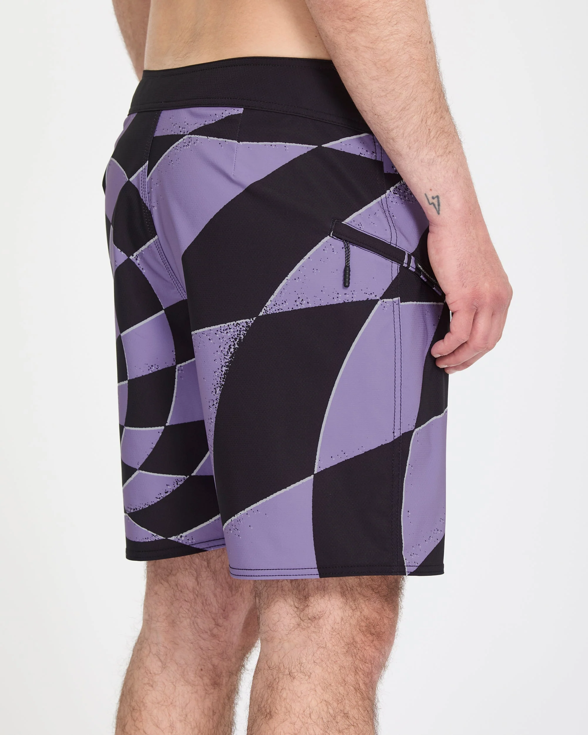 Boardshort Spiral Stn Mod 19" - Violet - Image 3
