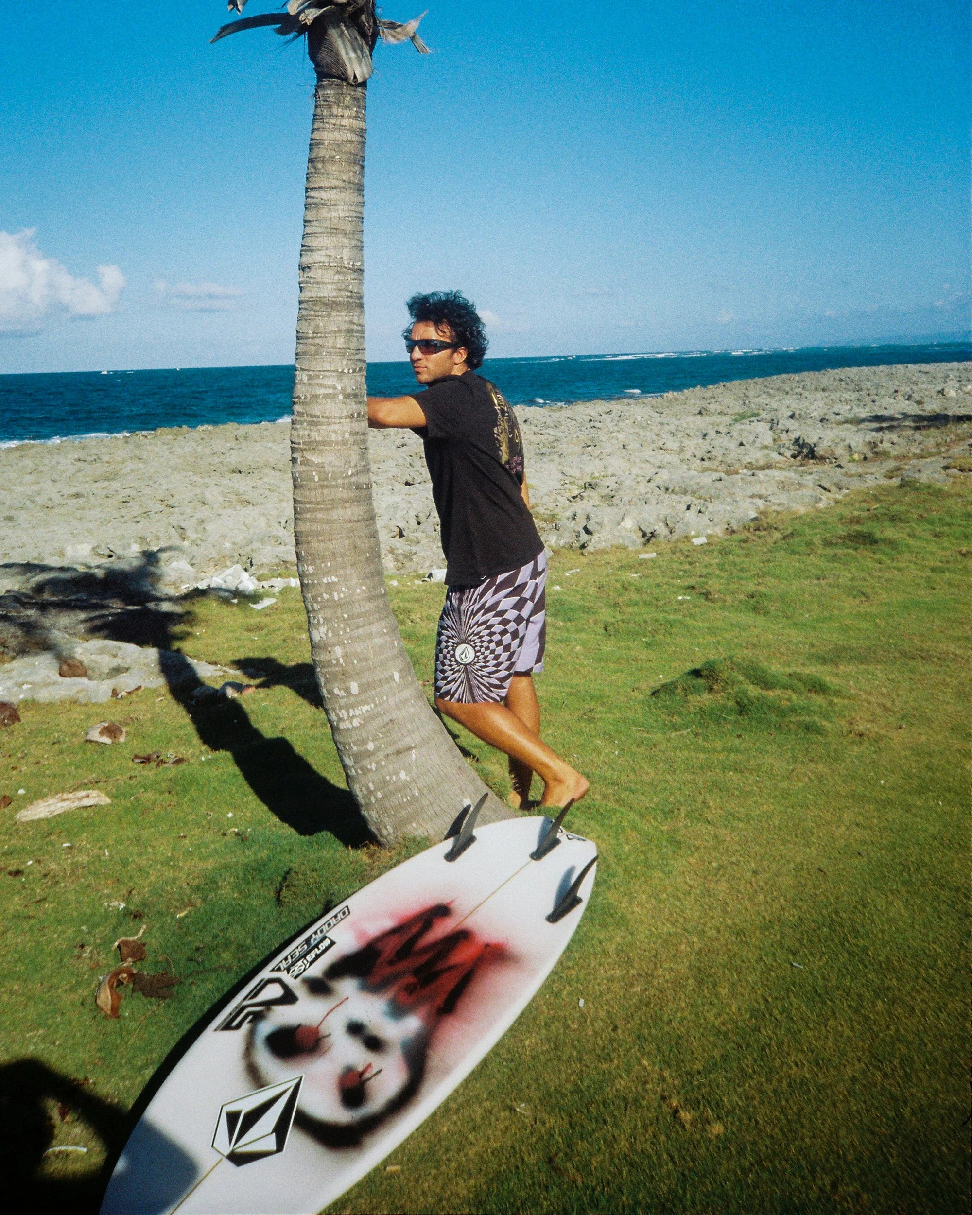 Boardshort Spiral Stn Mod 19" - Violet - Image 5
