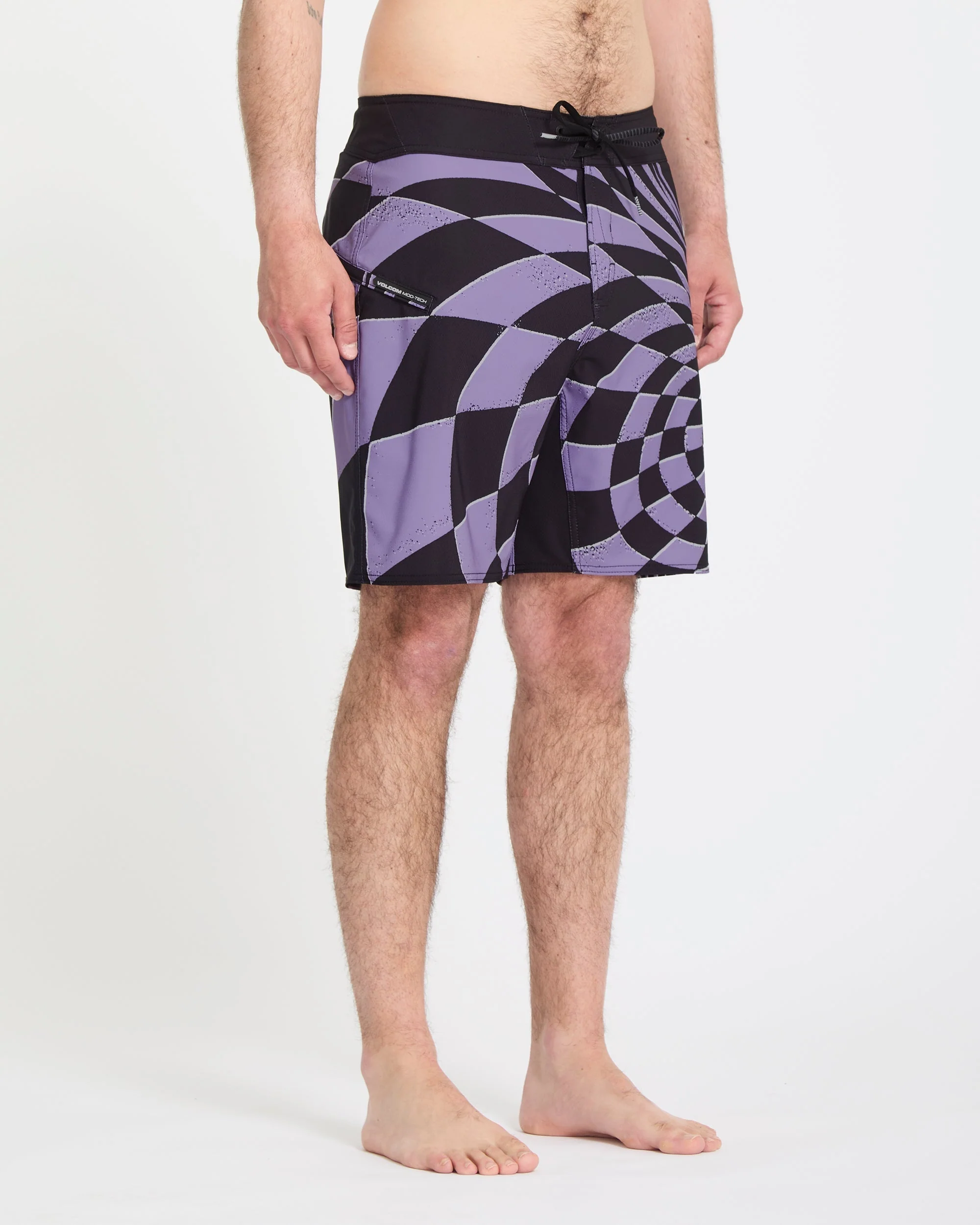 Boardshort Spiral Stn Mod 19" - Violet - Image 8
