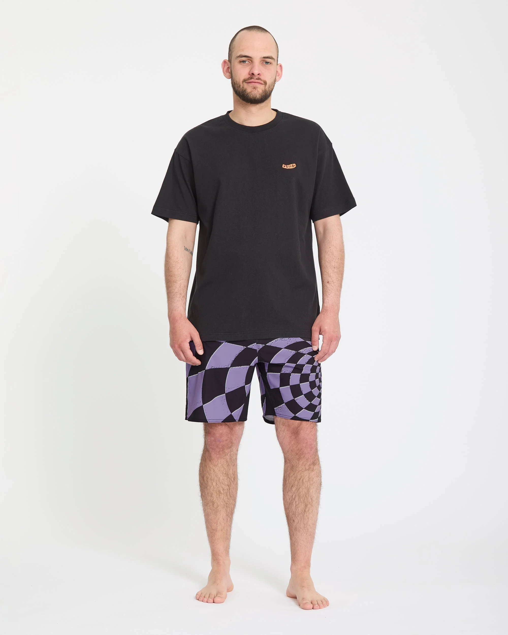 Boardshort Spiral Stn Mod 19" - Violet - Image 9