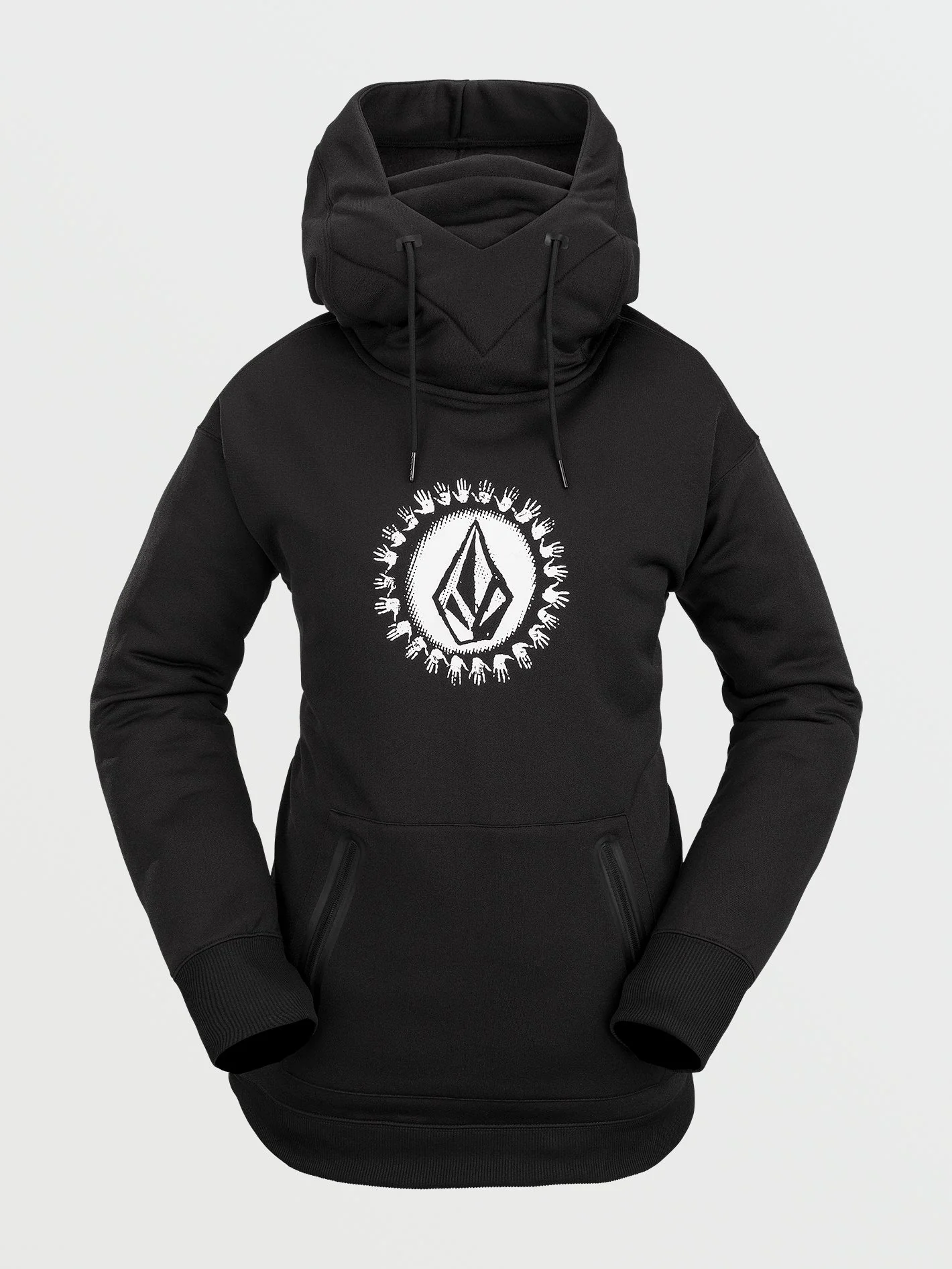 Sweat à capuche Spring Shred - Black