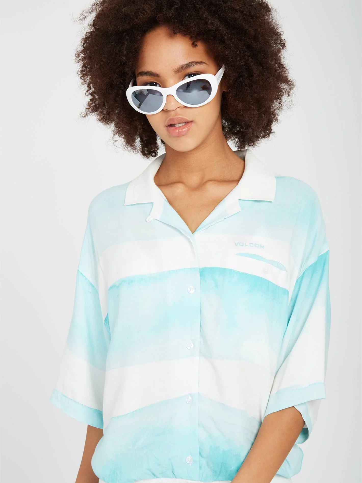 Chemise Stay Stripes - PALE AQUA - Image 4