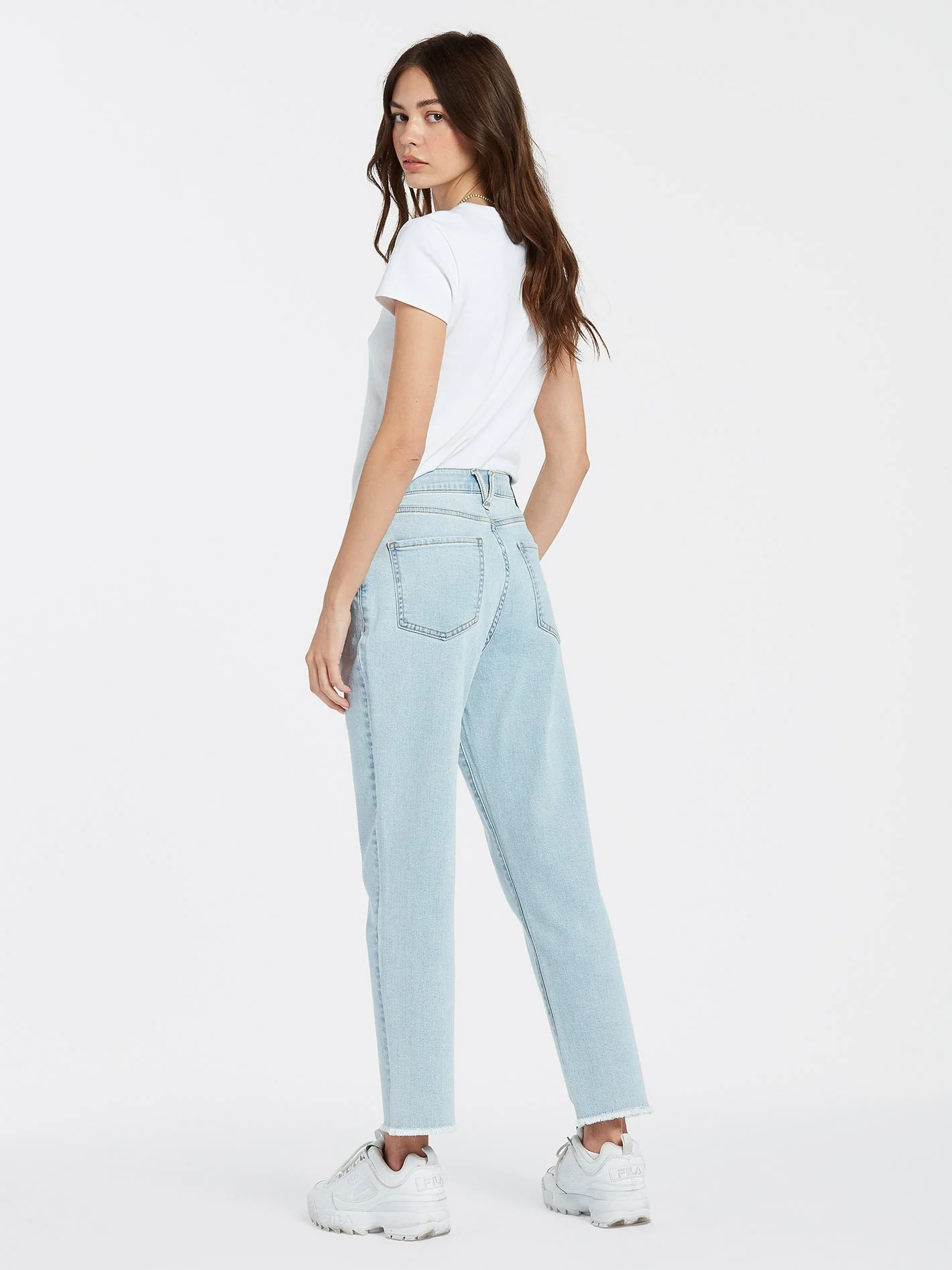 Jean Stone Step High Rise Denim - THRIFTER BLUE LIGHT - Image 2