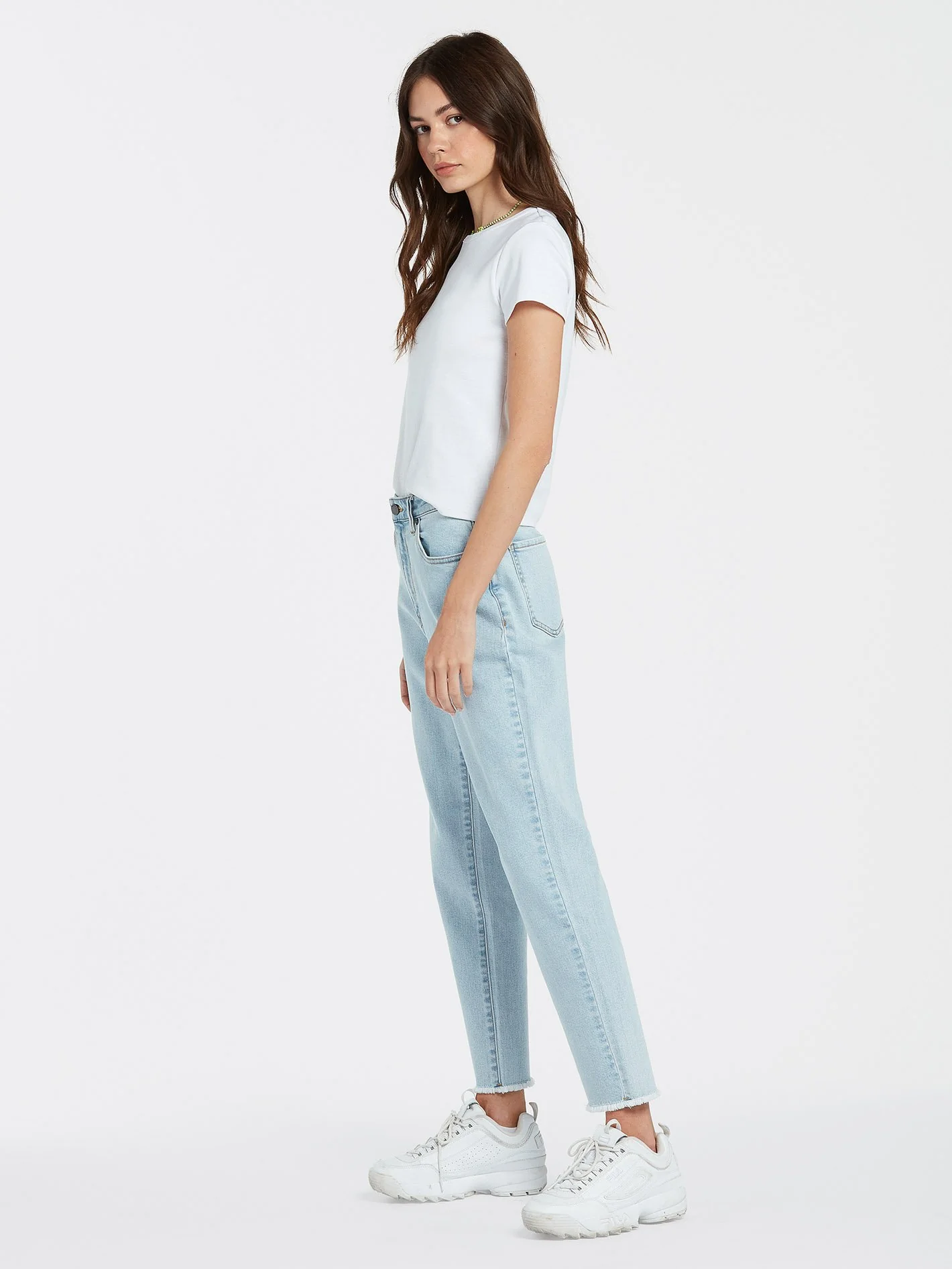 Jean Stone Step High Rise Denim - THRIFTER BLUE LIGHT - Image 3