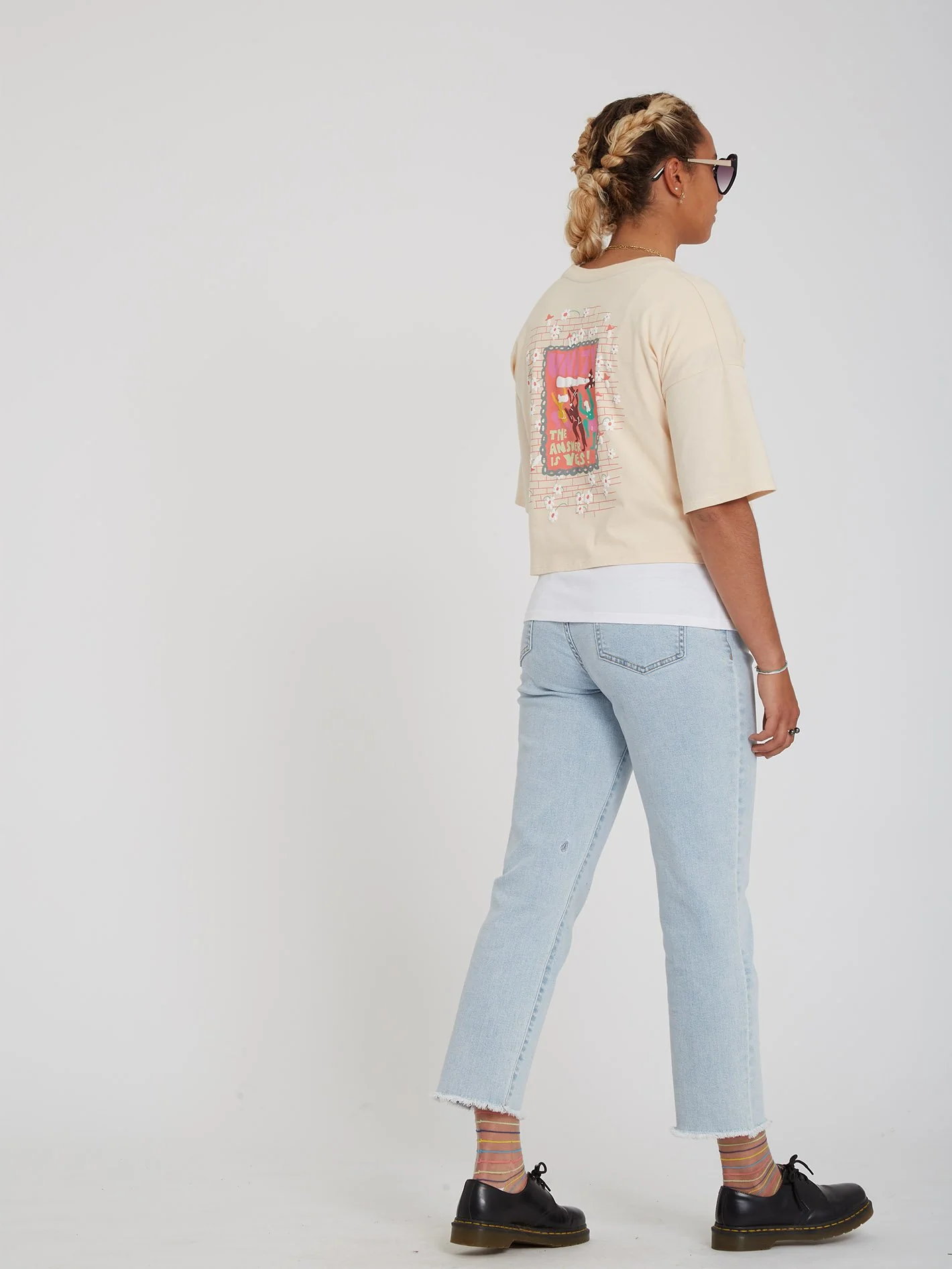 Jean Stone Step High Rise Denim - THRIFTER BLUE LIGHT - Image 5