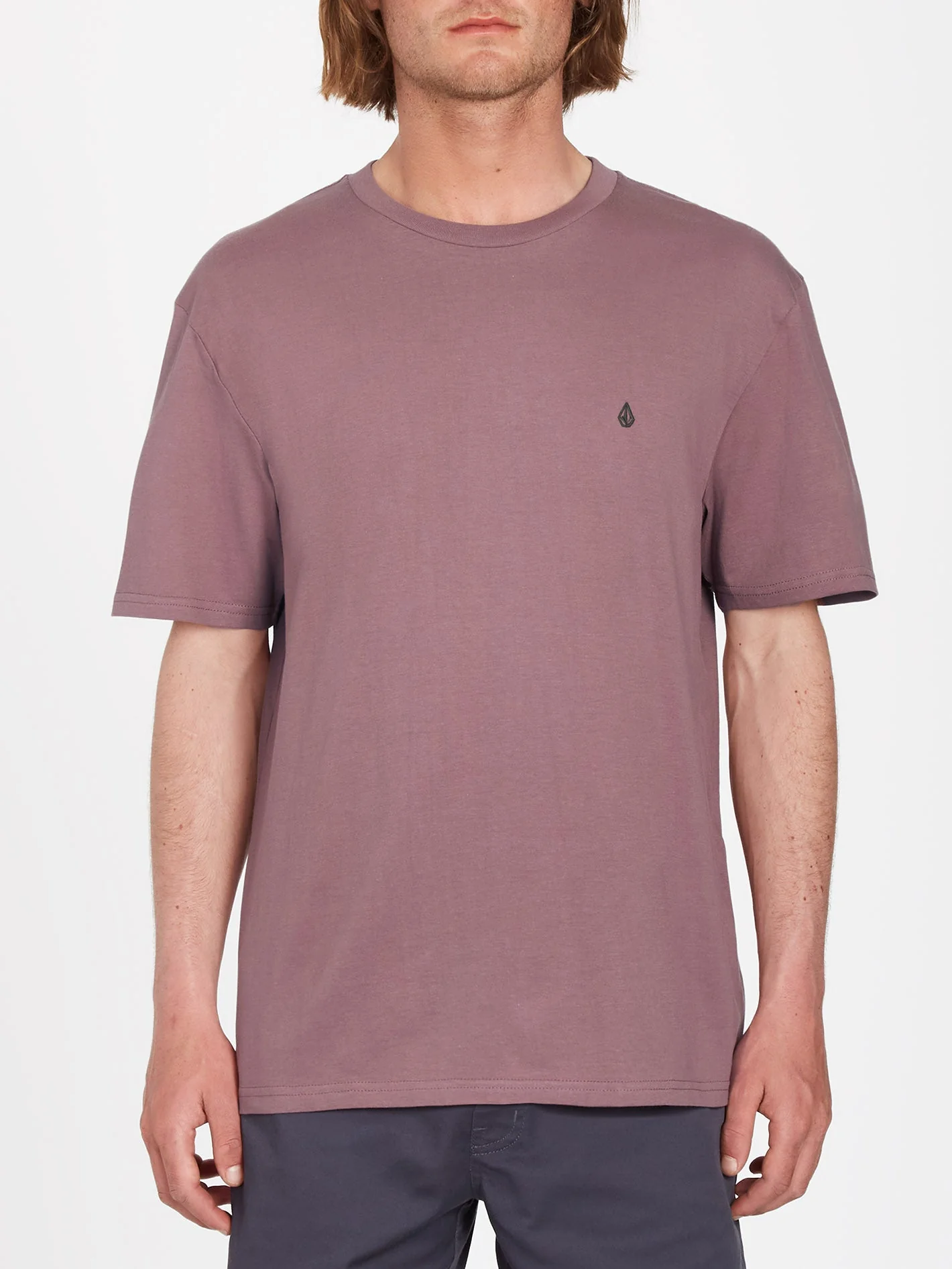 T-shirt Stone Blanks - BORDEAUX BROWN
